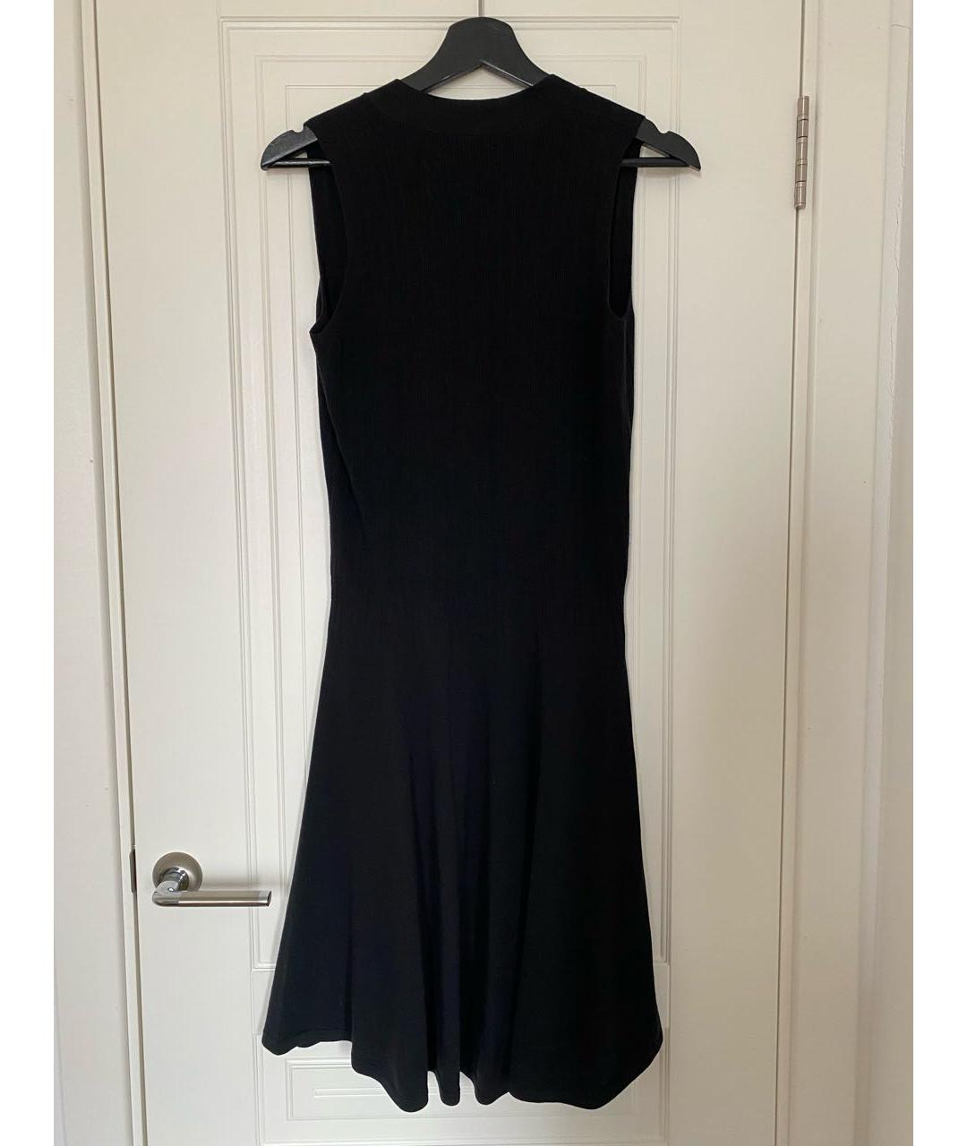 HERMES PRE-OWNED Черное шерстяное повседневное платье, фото 6