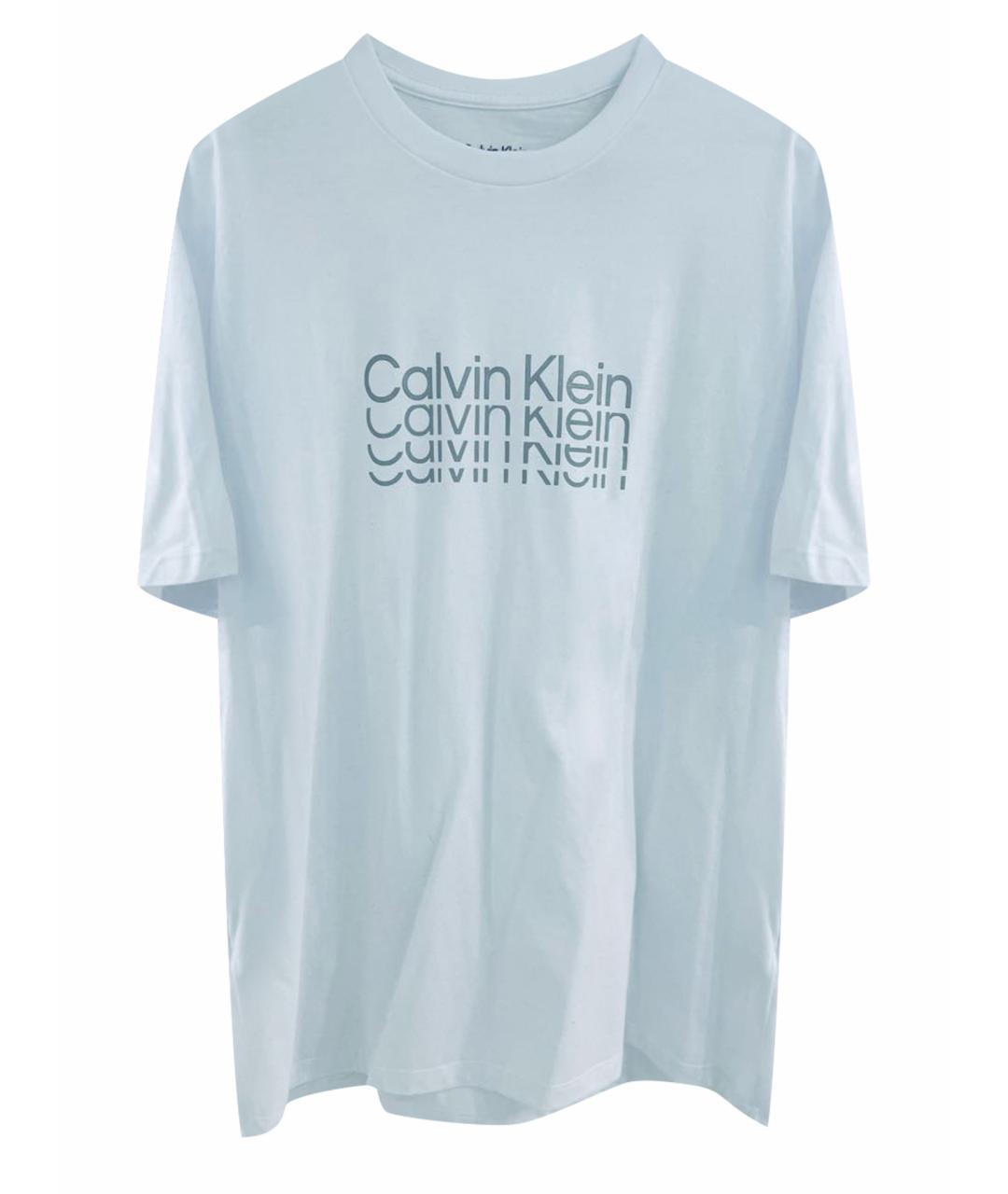 CALVIN KLEIN Белая хлопковая футболка, фото 1