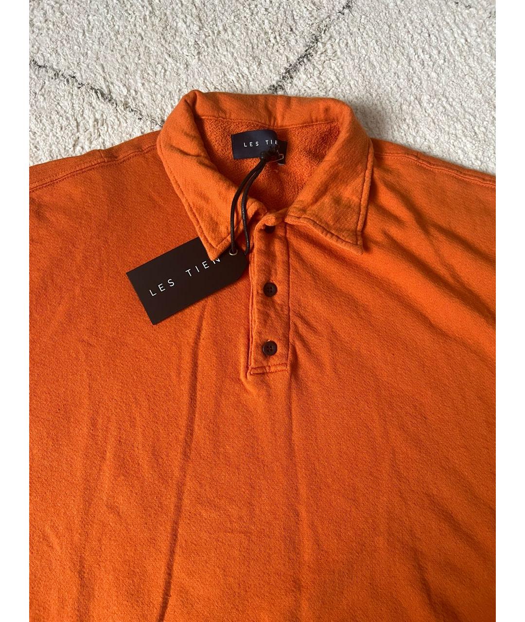 LES TIEN Оранжевый хлопковый костюм с брюками, фото 4