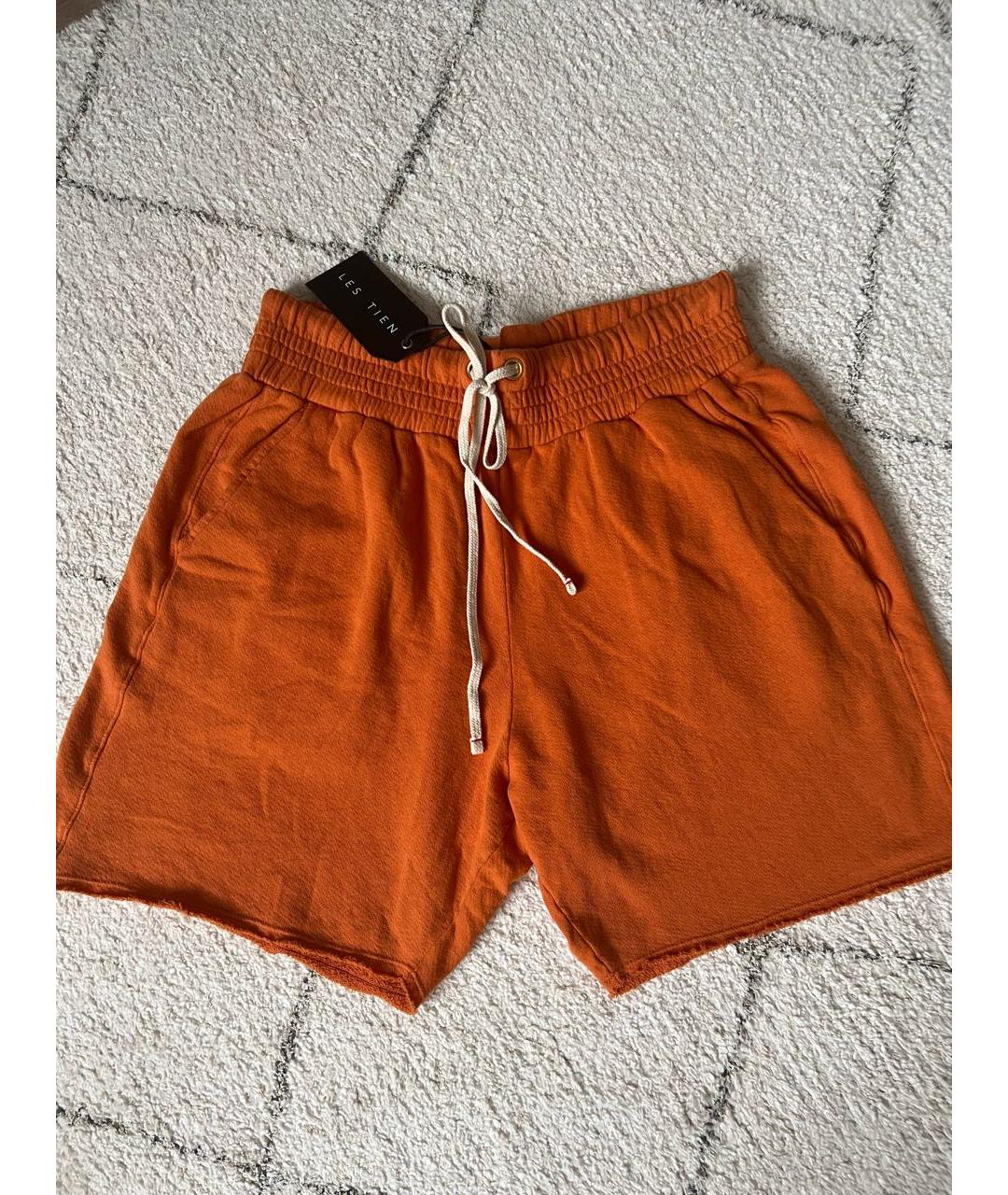 LES TIEN Оранжевый хлопковый костюм с брюками, фото 3