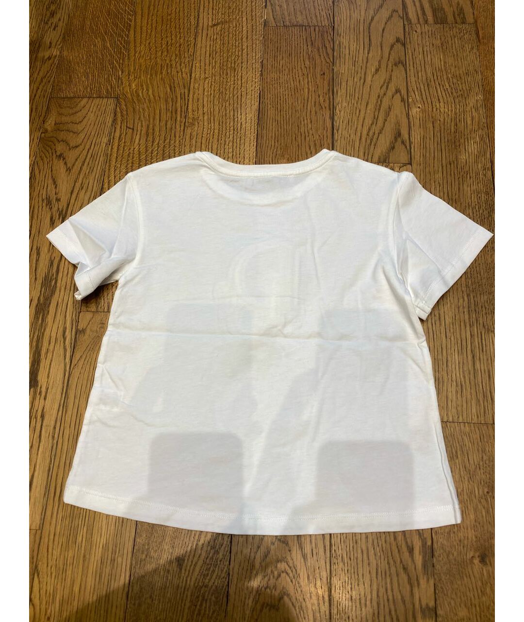 BABY DIOR Белый хлопковый детская футболка / топ, фото 3