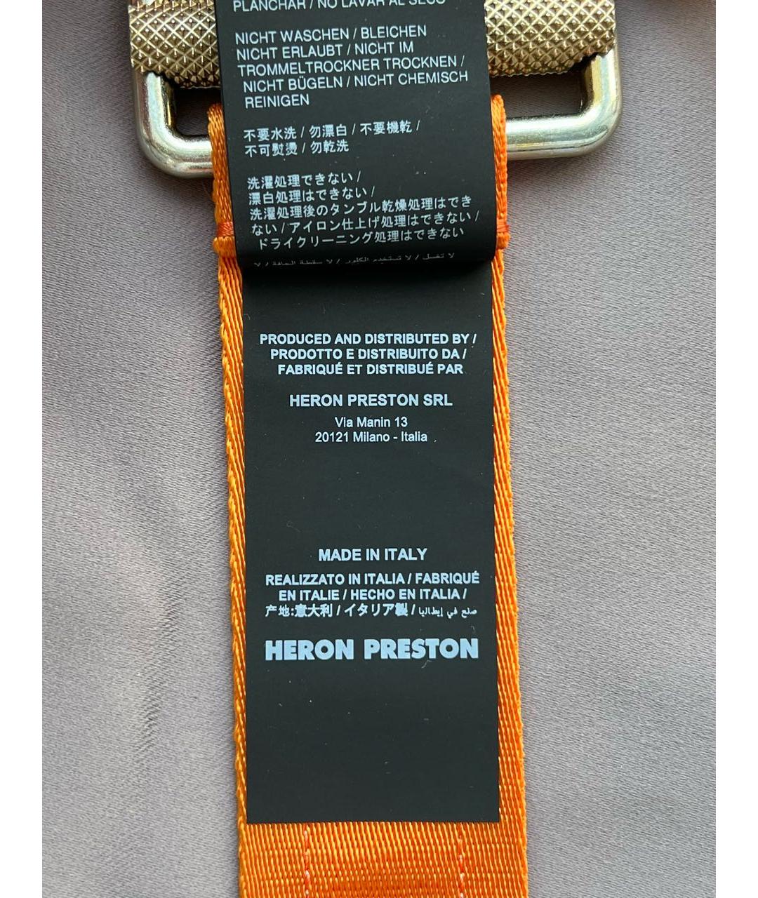 HERON PRESTON Оранжевый ремень, фото 8