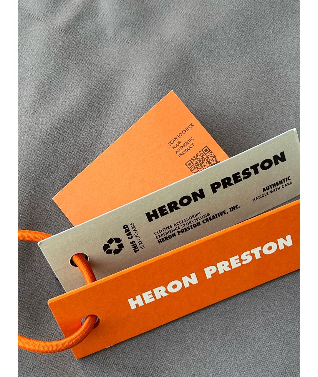 HERON PRESTON Оранжевый ремень, фото 4