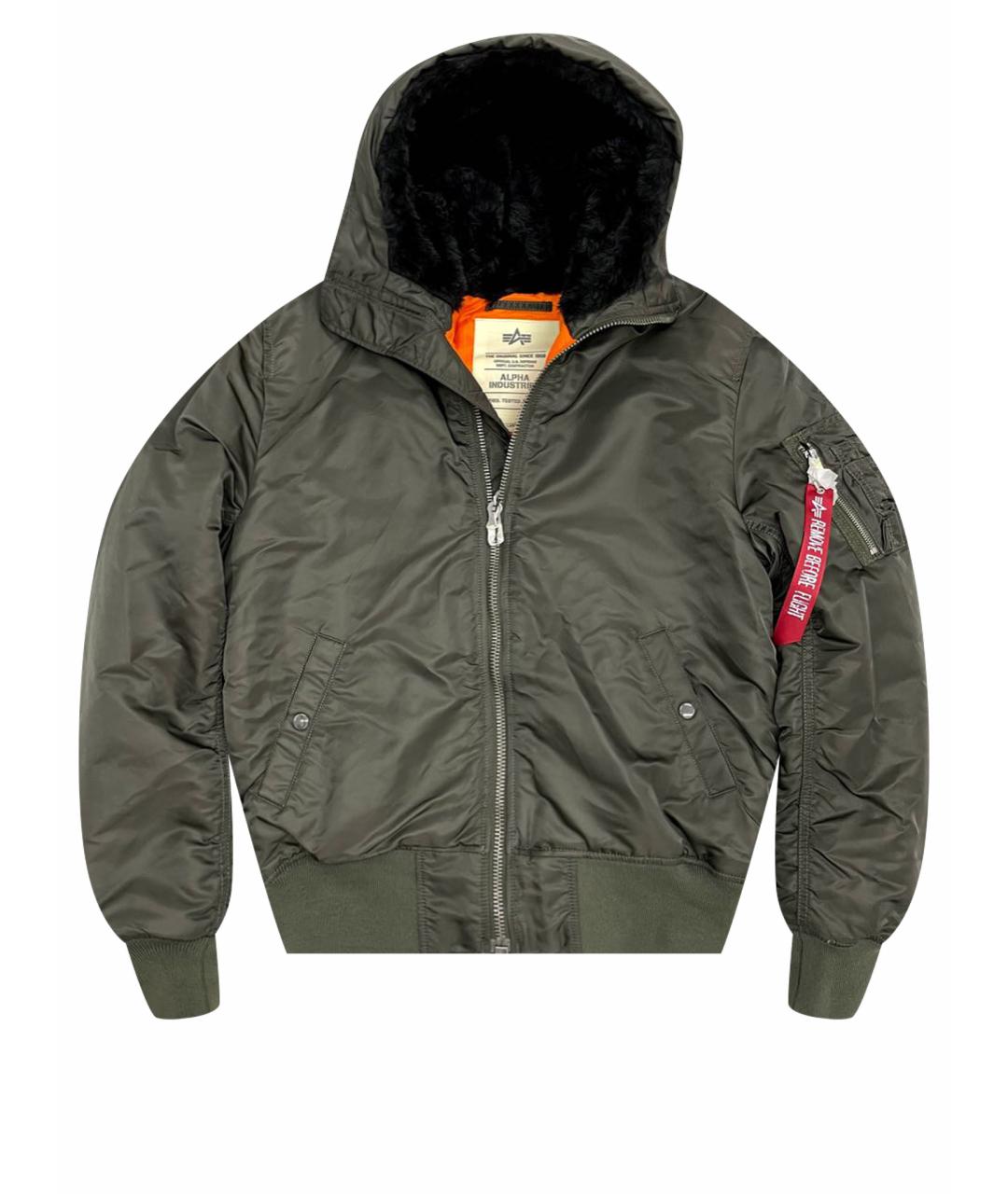 ALPHA INDUSTRIES Зеленая куртка, фото 1