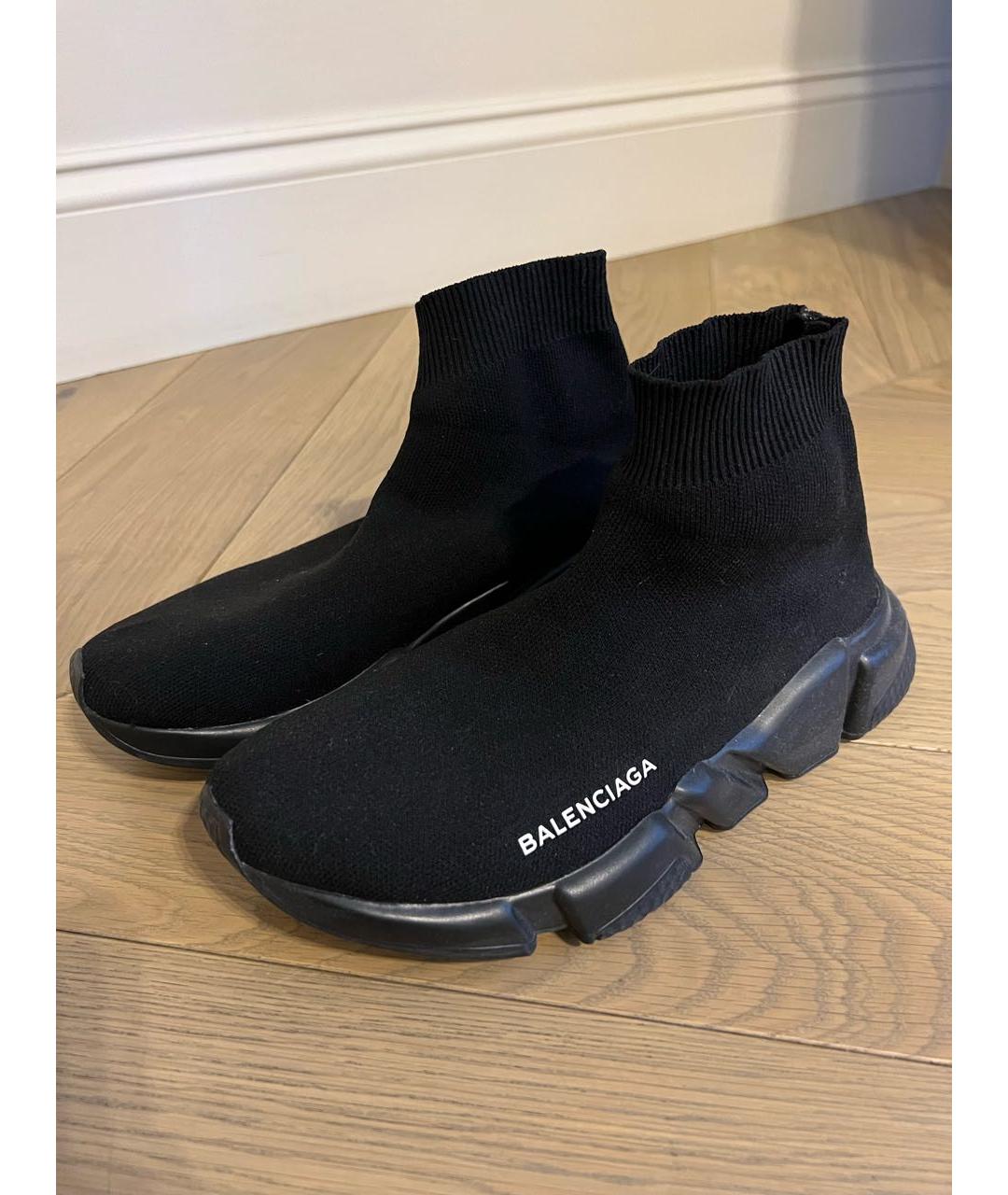 BALENCIAGA Черные кроссовки, фото 2