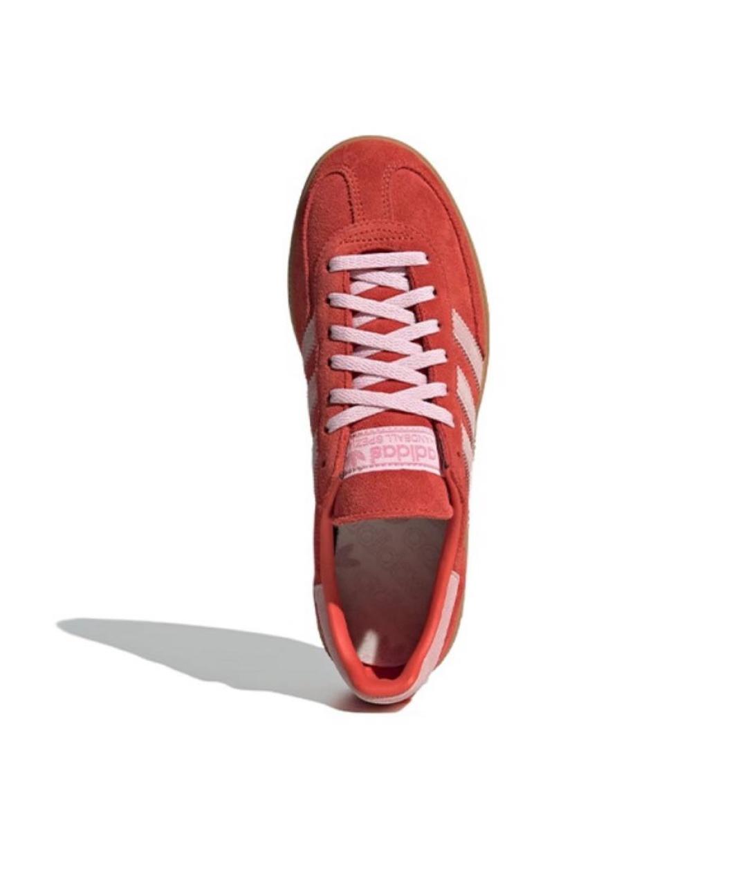 ADIDAS Красные замшевые кроссовки, фото 4