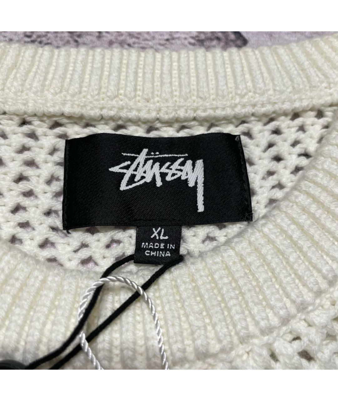 STUSSY Белый джемпер / свитер, фото 4