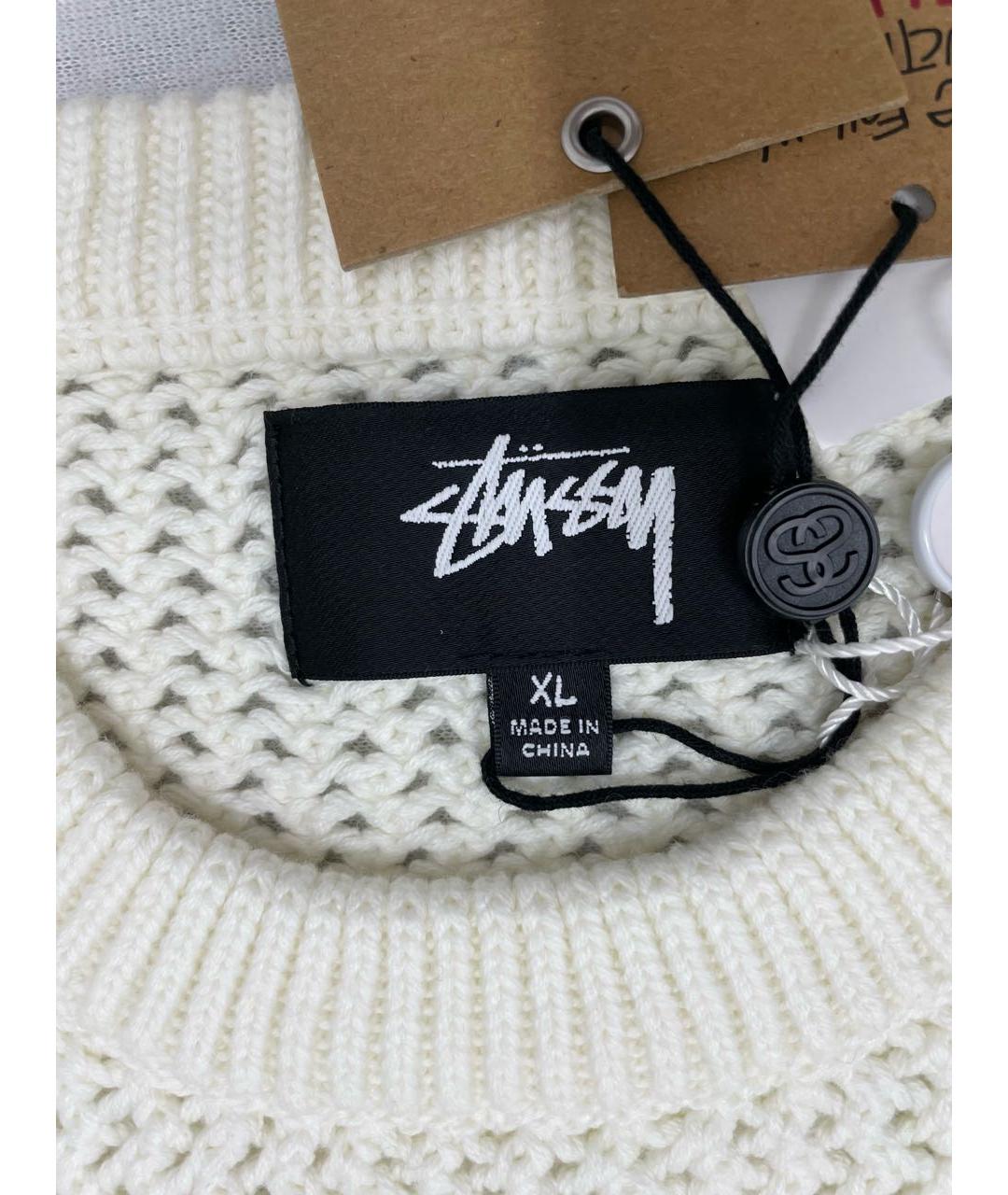STUSSY Белый джемпер / свитер, фото 6