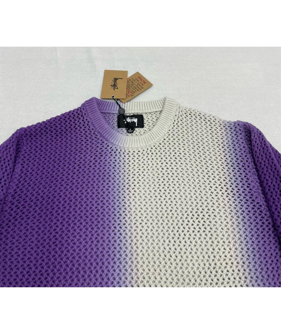 STUSSY Фиолетовый джемпер / свитер, фото 2