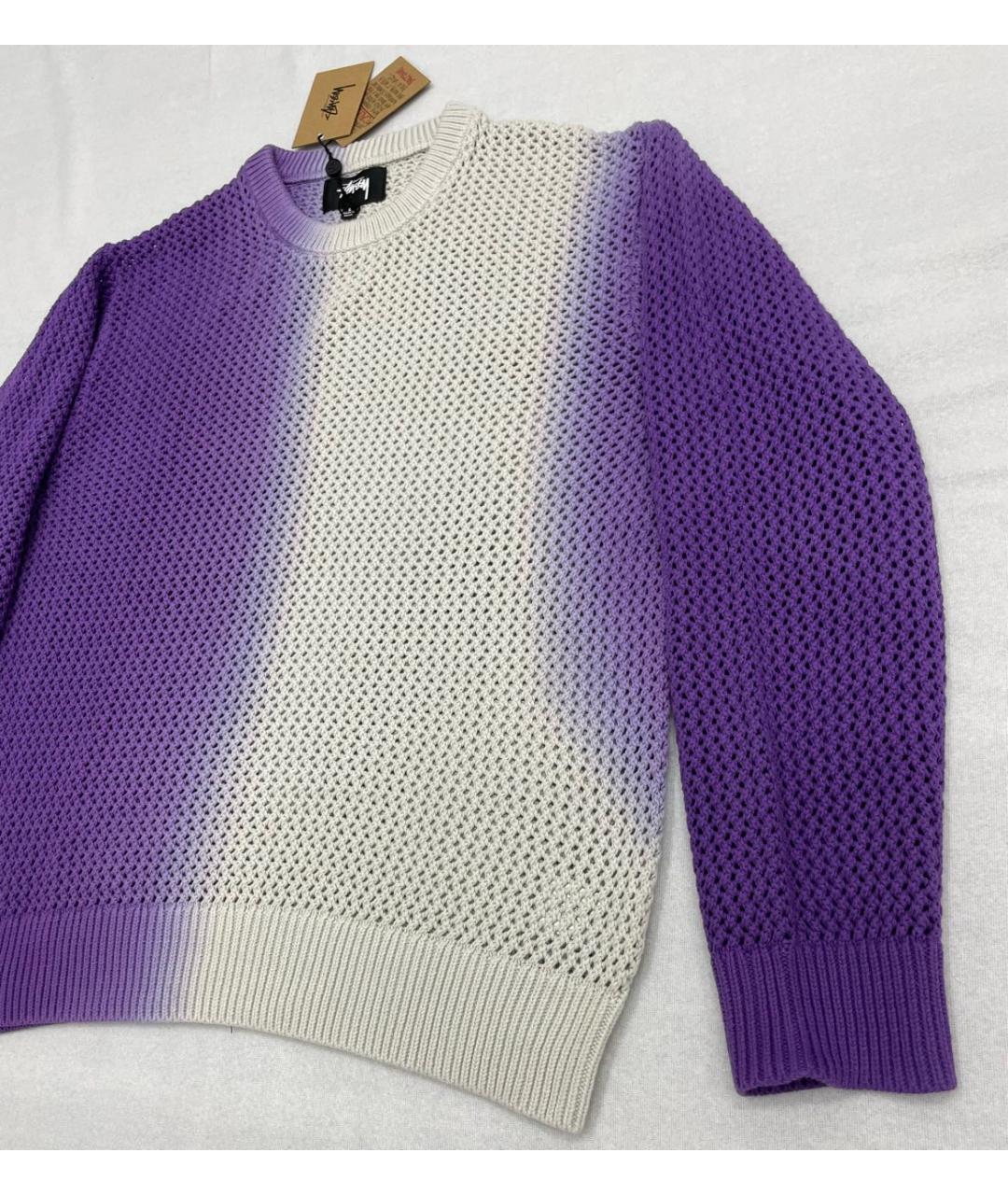 STUSSY Фиолетовый джемпер / свитер, фото 5