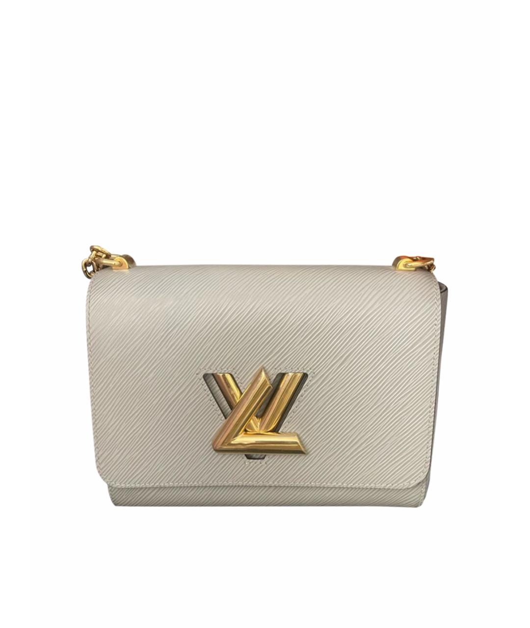 LOUIS VUITTON PRE-OWNED Серая кожаная сумка через плечо, фото 1