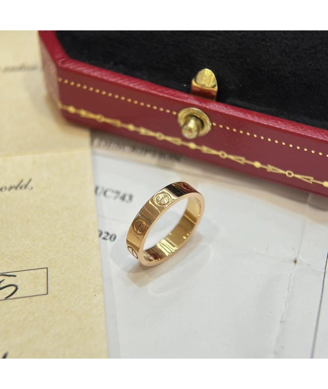 CARTIER Золотое кольцо из розового золота, фото 3