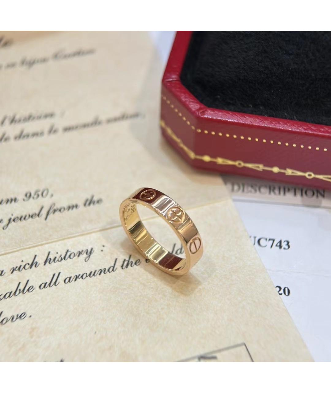 CARTIER Золотое кольцо из розового золота, фото 4