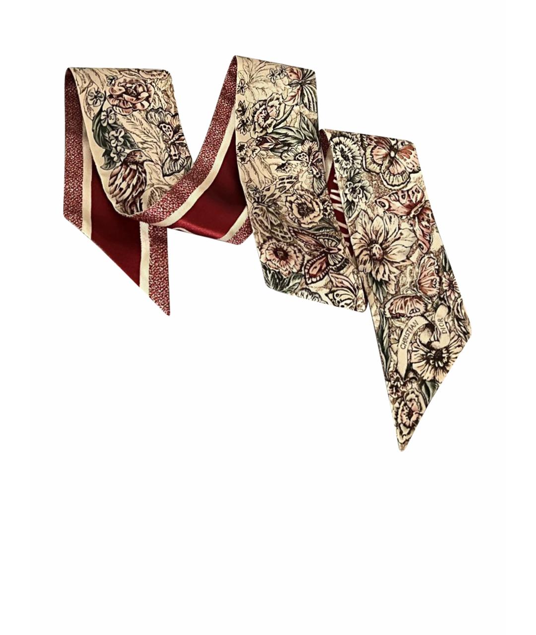 CHRISTIAN DIOR PRE-OWNED Мульти шелковый платок, фото 1