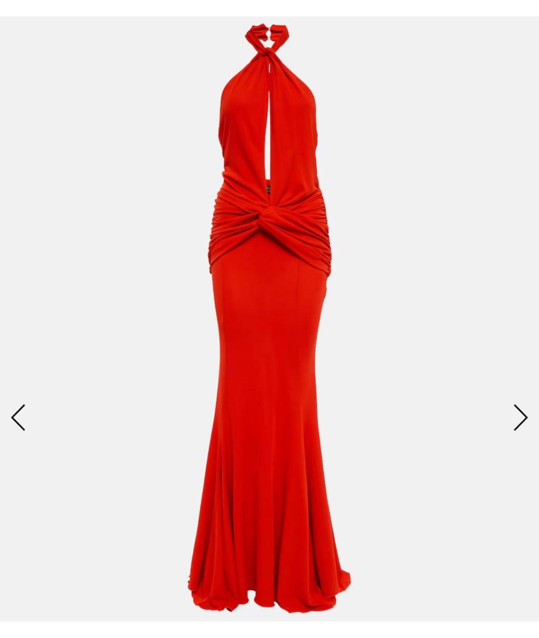 BLUMARINE Красное вискозное вечернее платье, фото 6