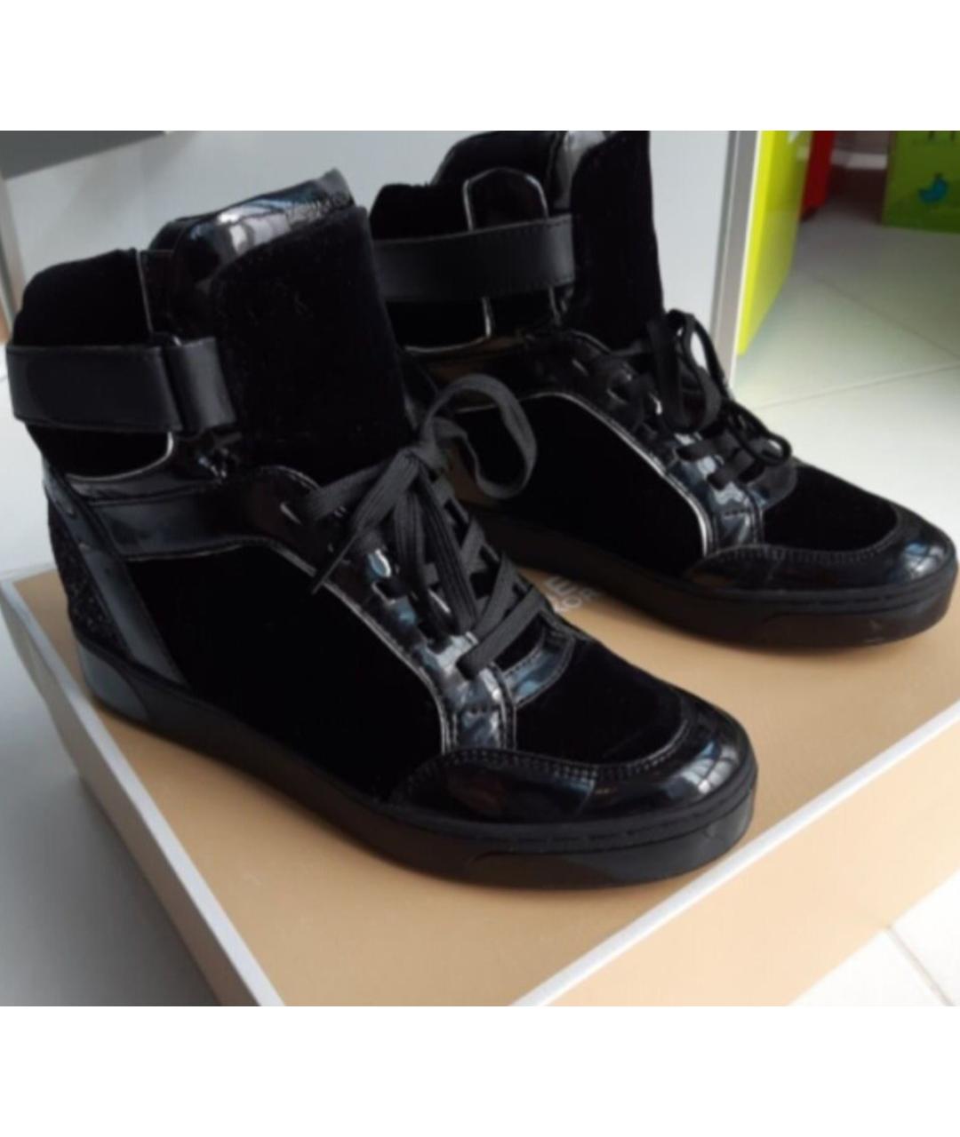 MICHAEL KORS Черные ботинки из лакированной кожи, фото 5