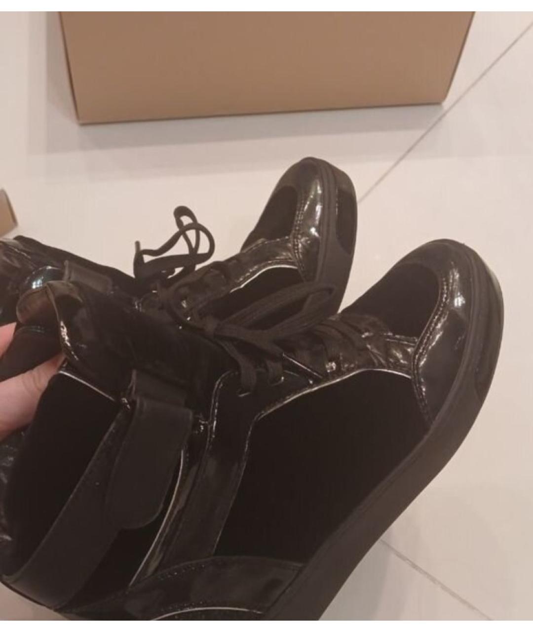 MICHAEL KORS Черные ботинки из лакированной кожи, фото 2