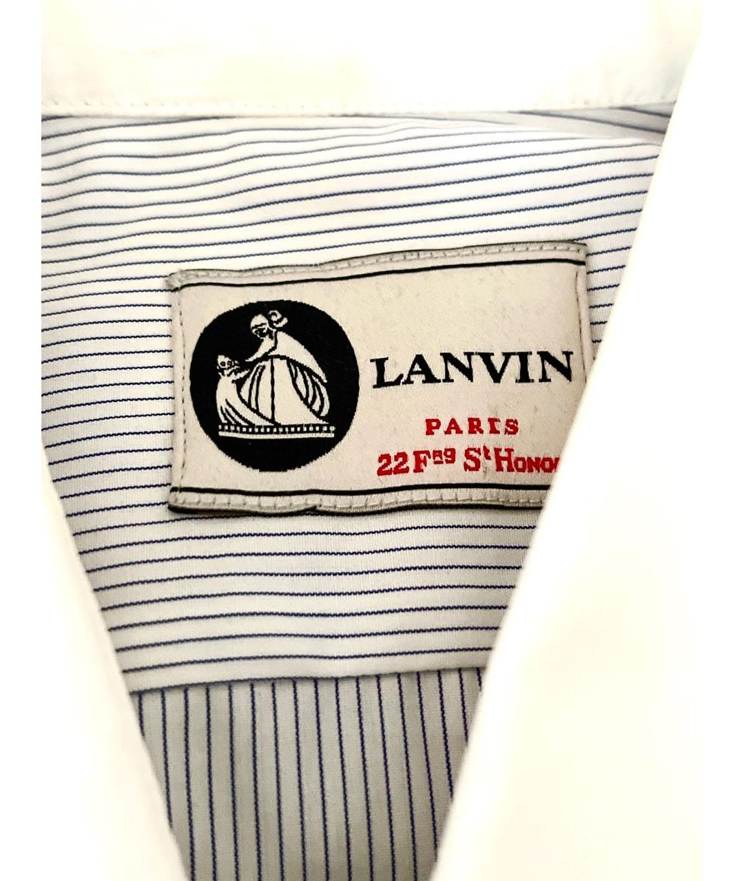 LANVIN Хлопковая рубашка, фото 3