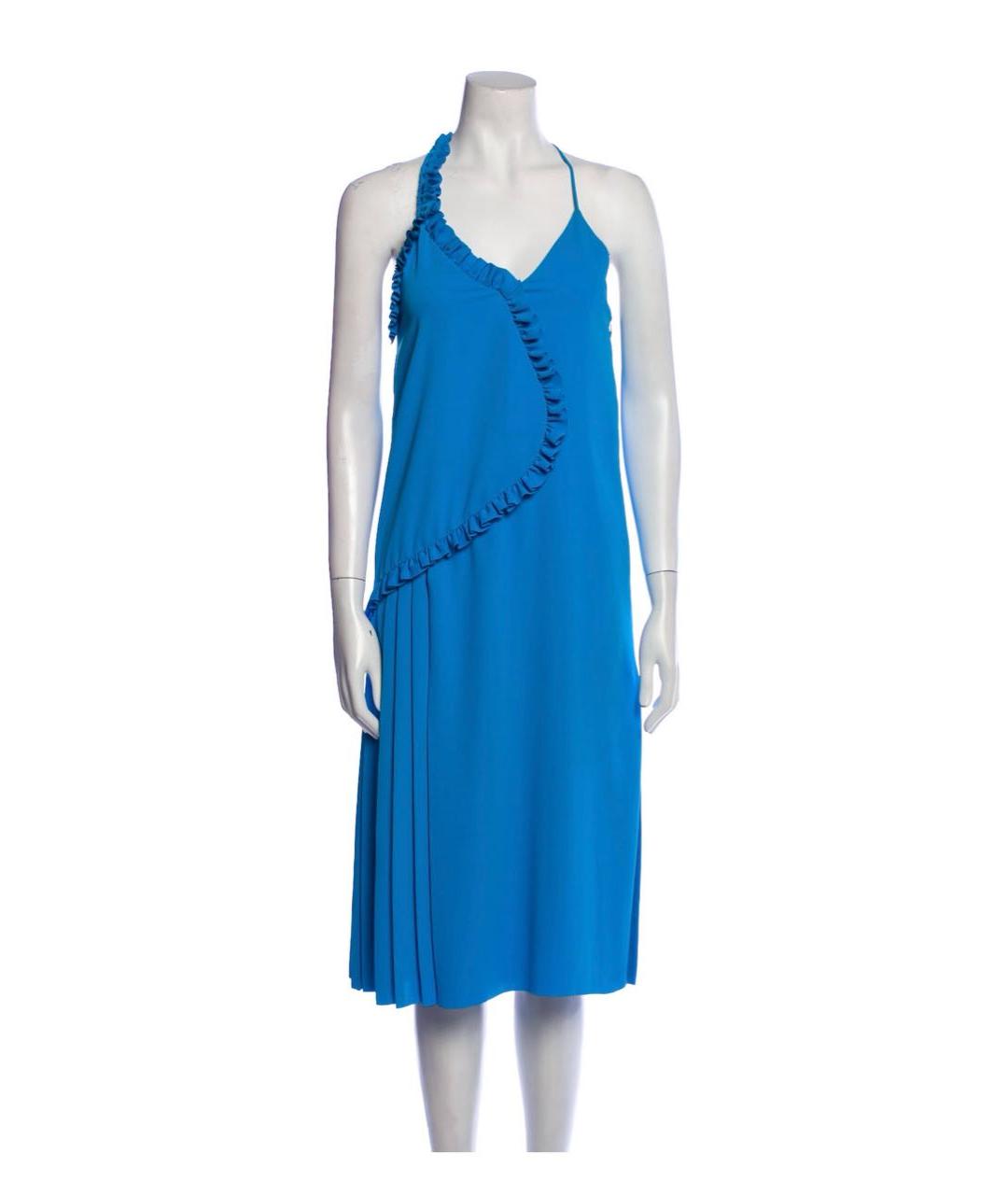 CEDRIC CHARLIER Голубое платье, фото 3