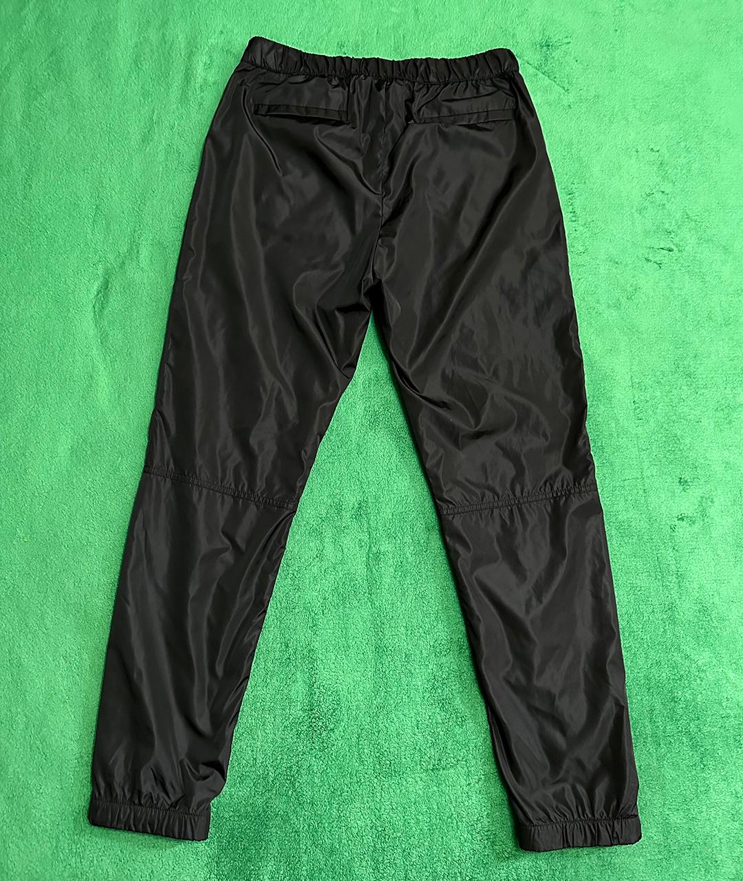 GIVENCHY Черные полиамидовые повседневные брюки, фото 9