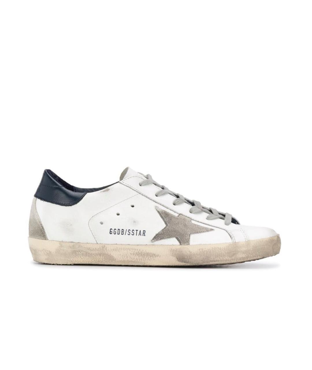 GOLDEN GOOSE DELUXE BRAND Белые кожаные кеды, фото 1