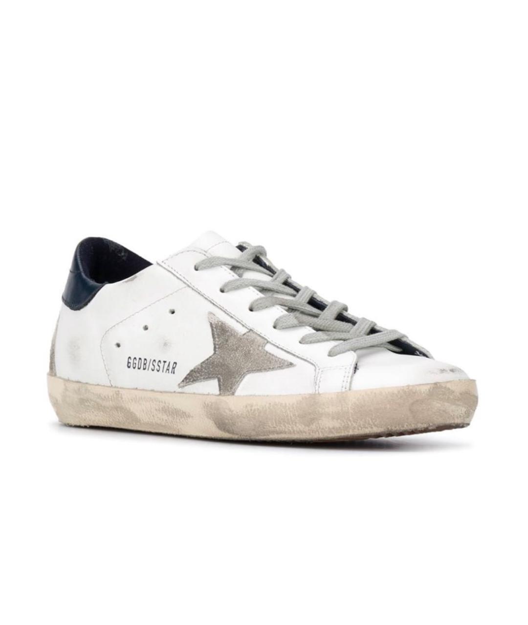 GOLDEN GOOSE DELUXE BRAND Белые кожаные кеды, фото 3