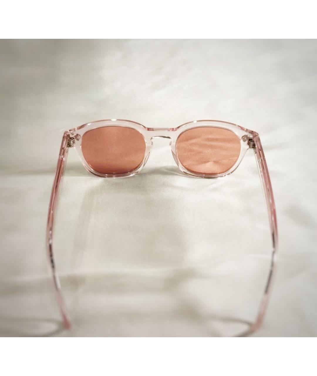 GIAMBATTISTA VALLI Розовые пластиковые солнцезащитные очки, фото 4