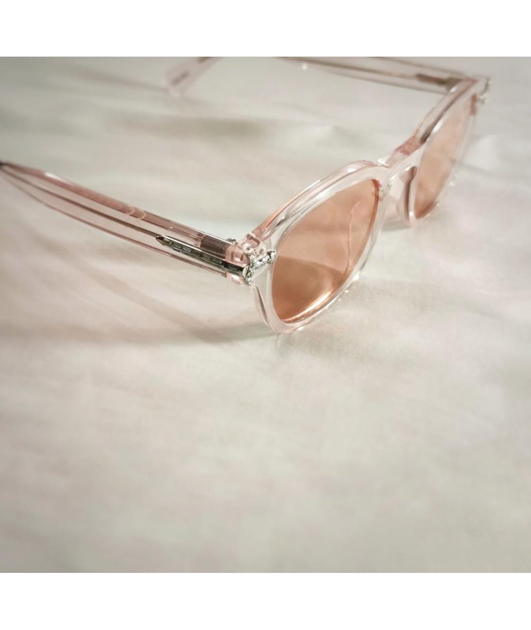 GIAMBATTISTA VALLI Розовые пластиковые солнцезащитные очки, фото 3