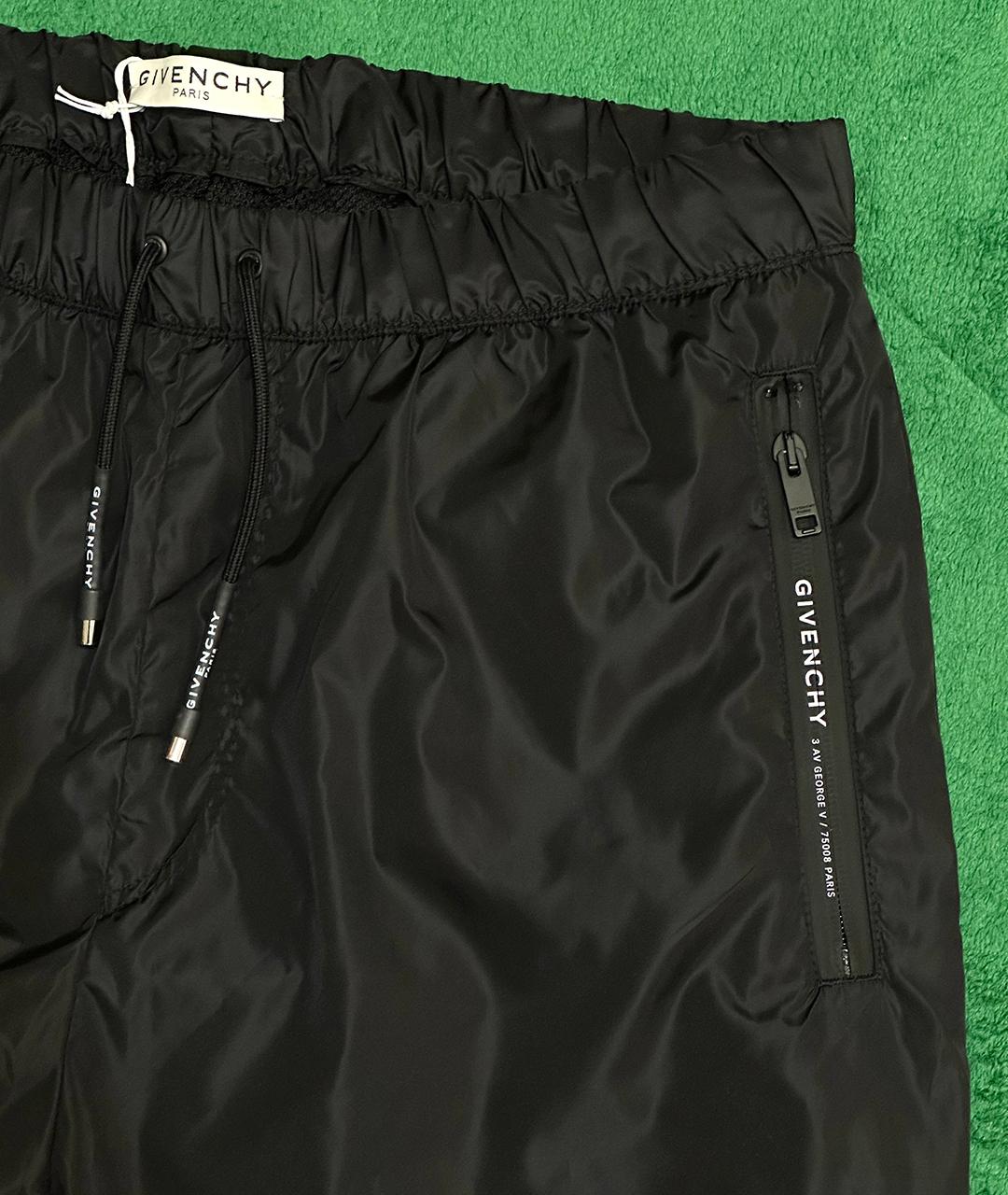 GIVENCHY Черные полиамидовые спортивные брюки и шорты, фото 4