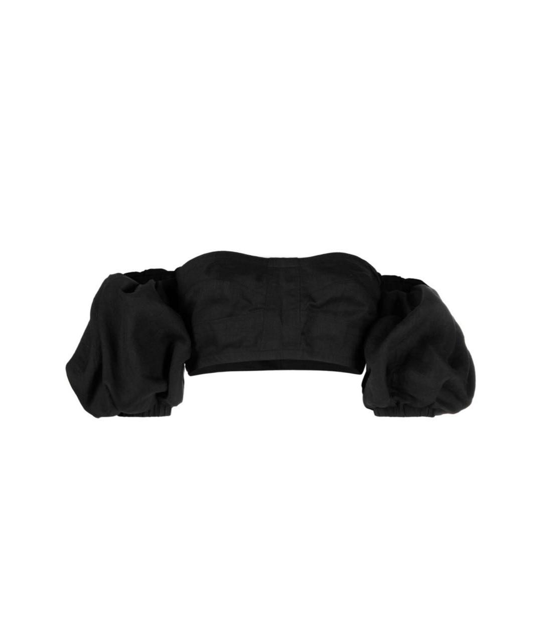 ISABEL MARANT Черная льняная блузы, фото 1
