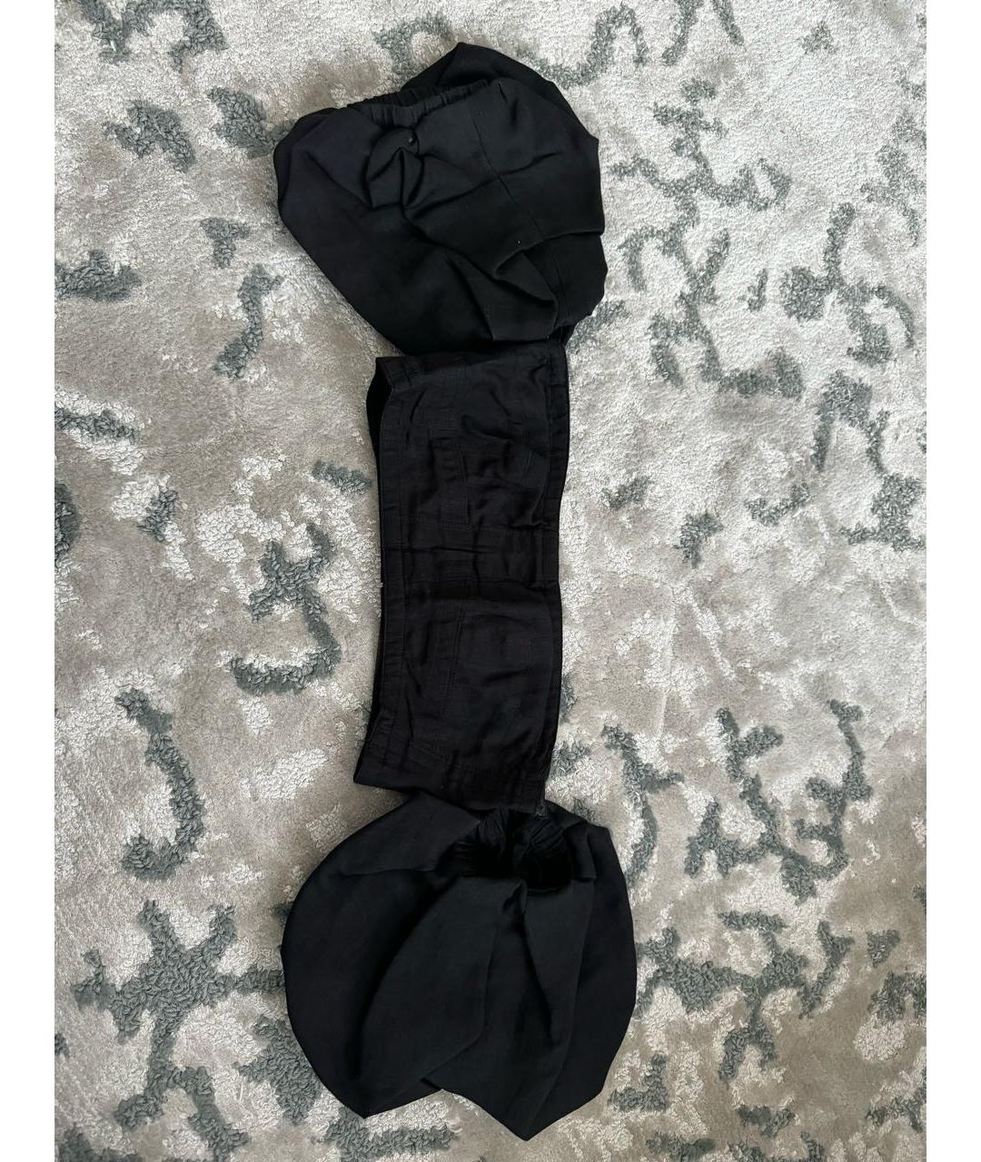 ISABEL MARANT Черная льняная блузы, фото 2