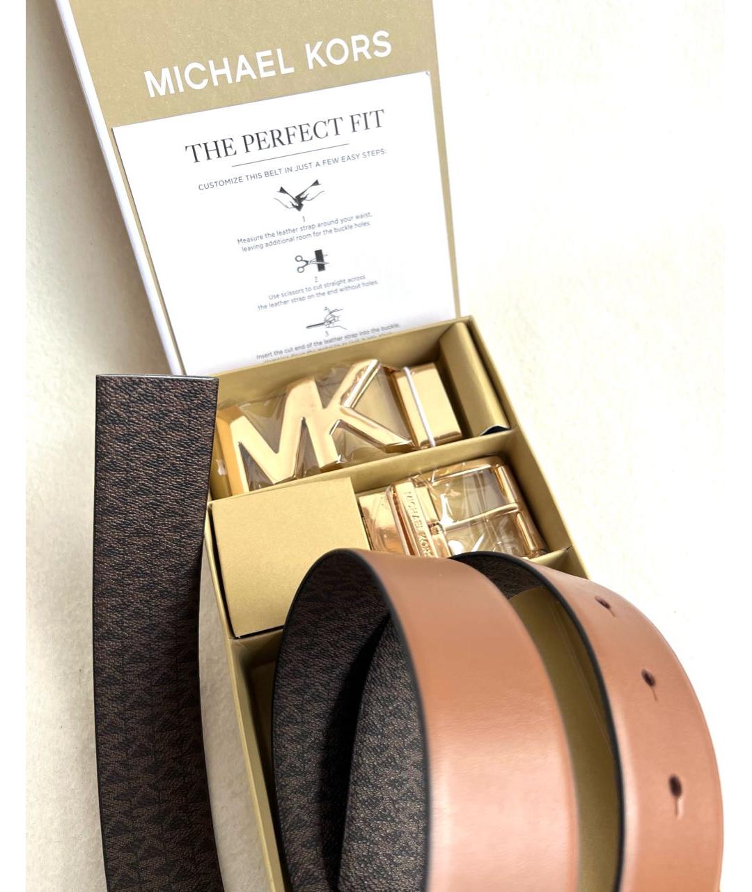 MICHAEL KORS Коричневый ремень, фото 5