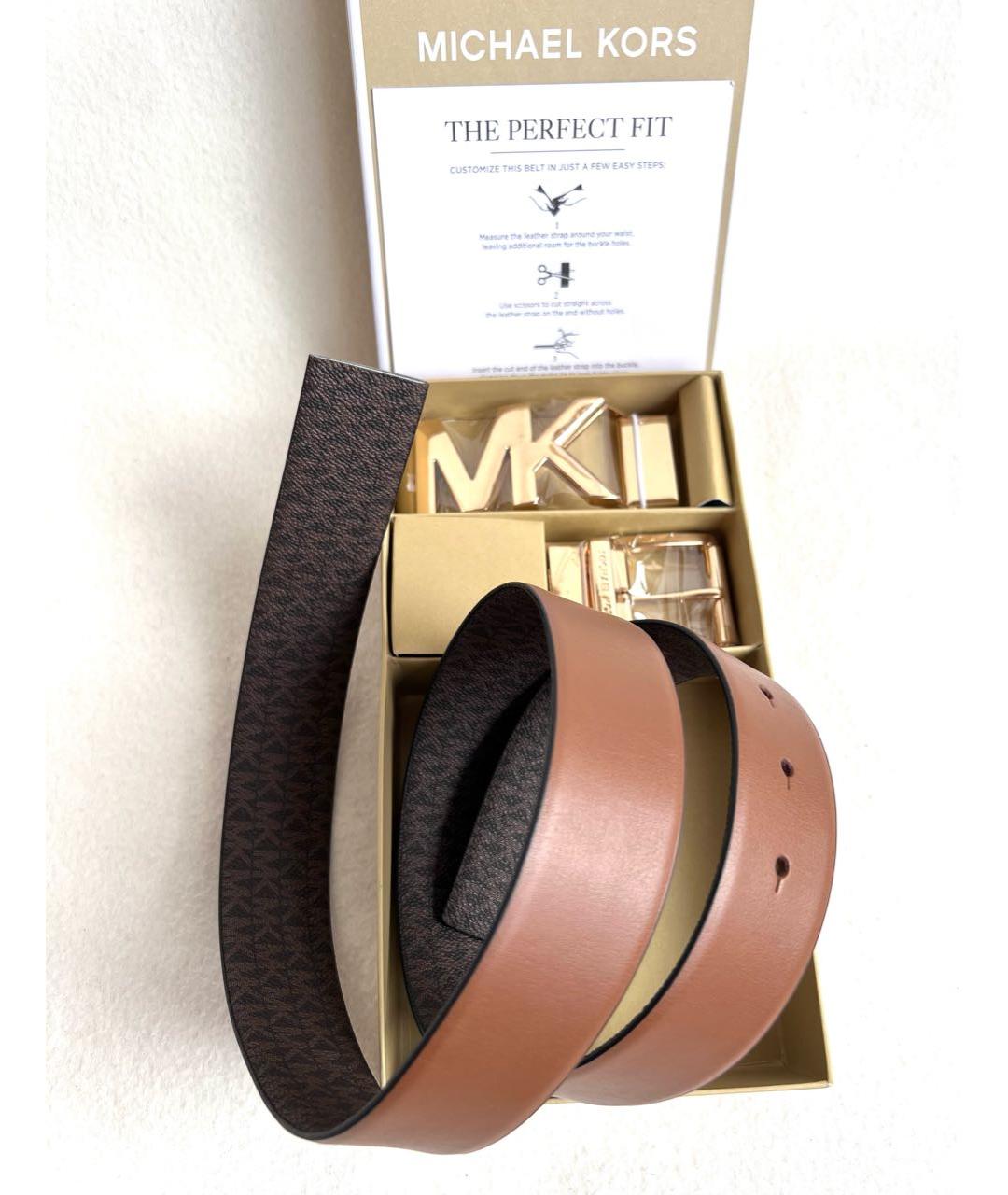 MICHAEL KORS Коричневый ремень, фото 6