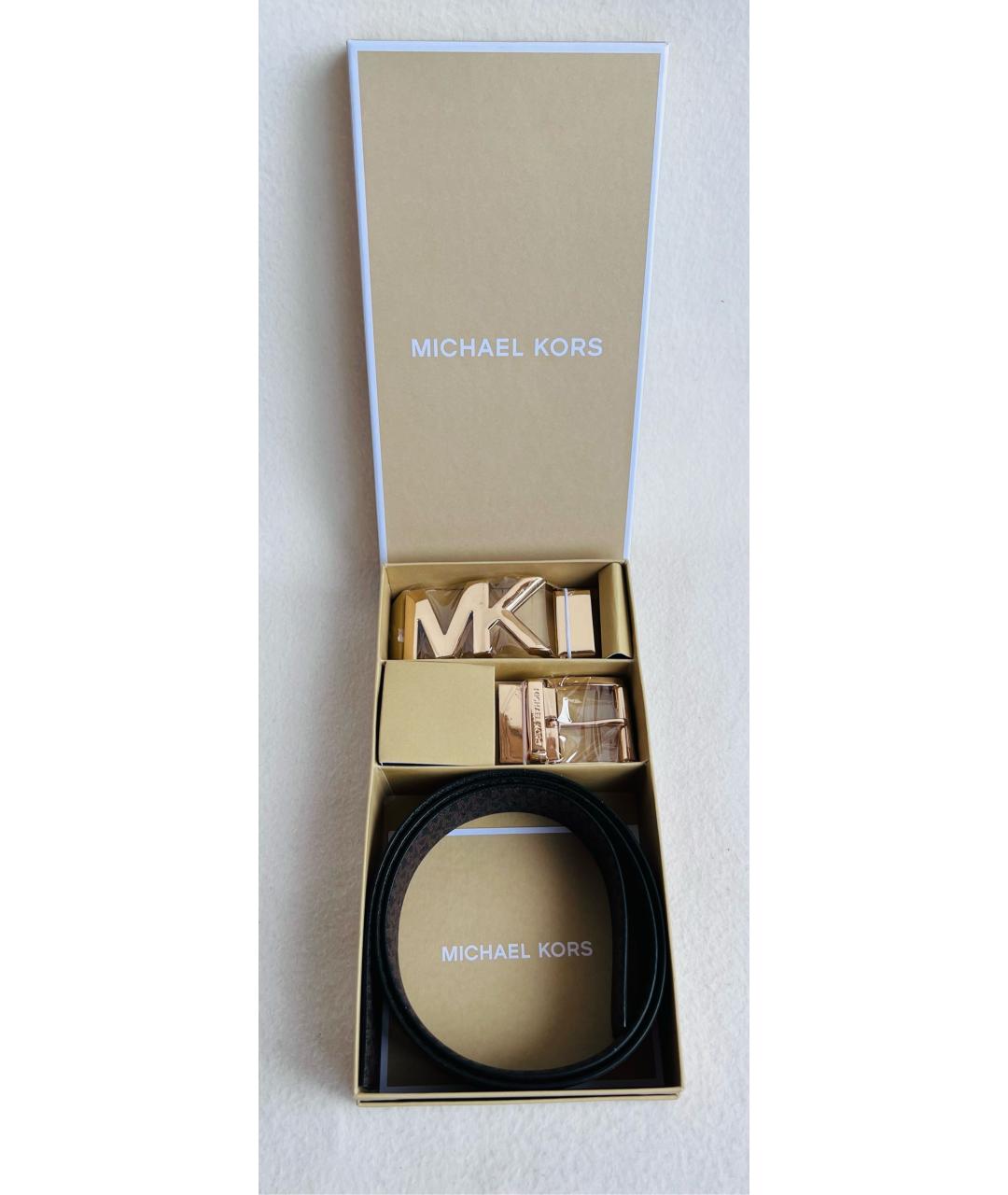 MICHAEL KORS Коричневый ремень, фото 3