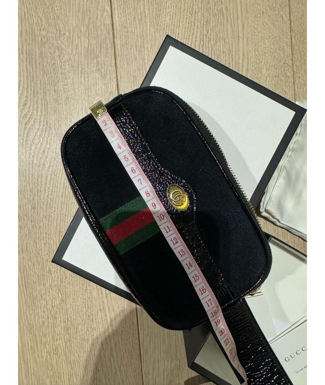 GUCCI Черная поясная сумка, фото 5