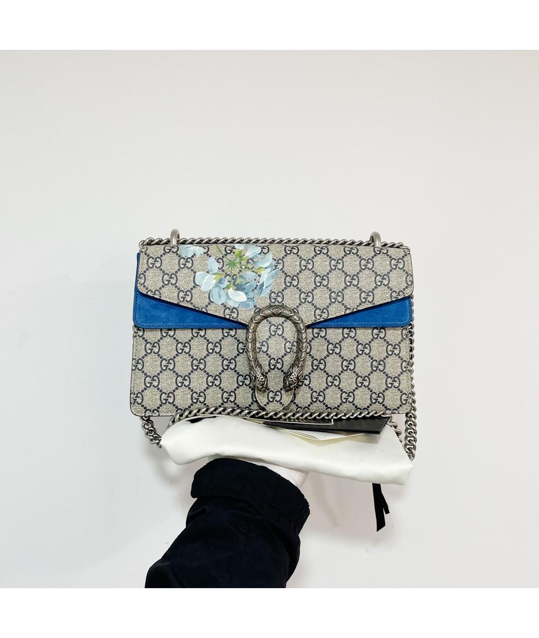 GUCCI Голубая сумка через плечо, фото 2