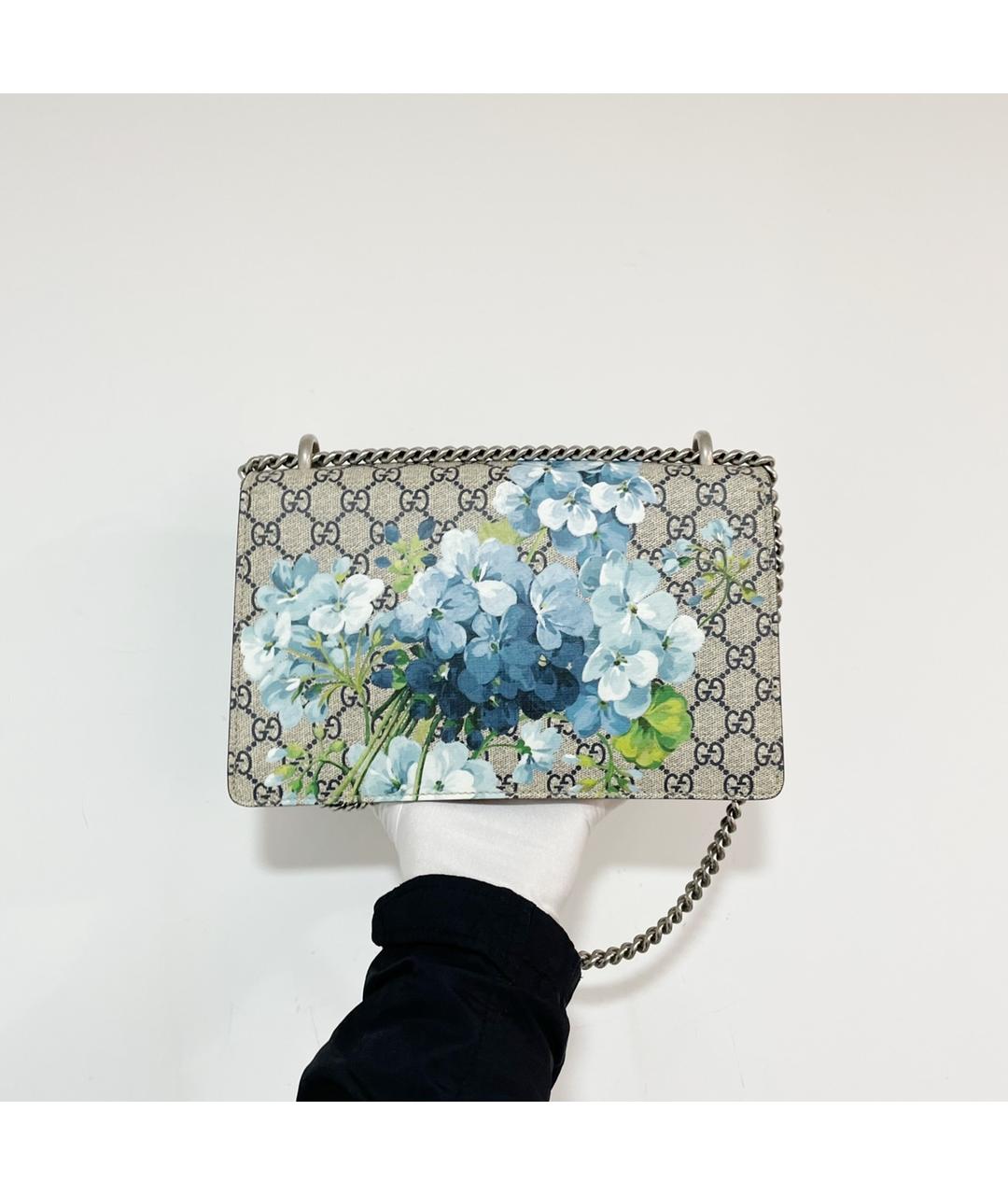 GUCCI Голубая сумка через плечо, фото 3