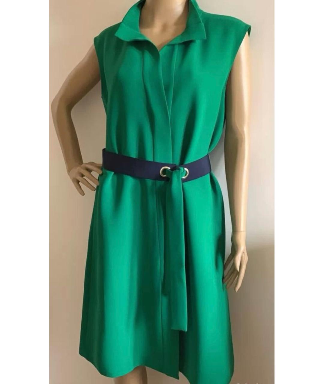 CAROLINA HERRERA Зеленые полиамидовое повседневное платье, фото 2