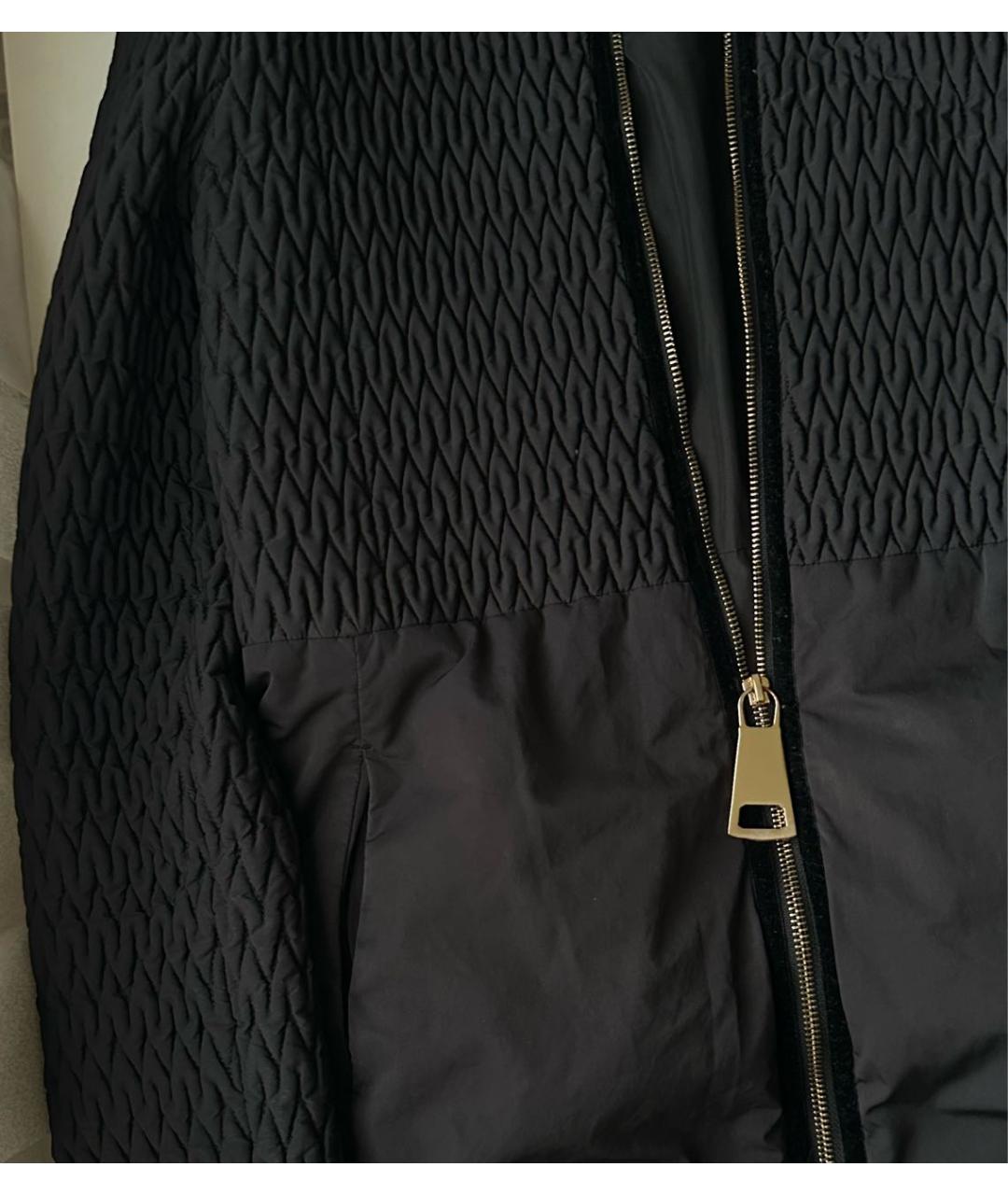 EMPORIO ARMANI Черное пальто, фото 4