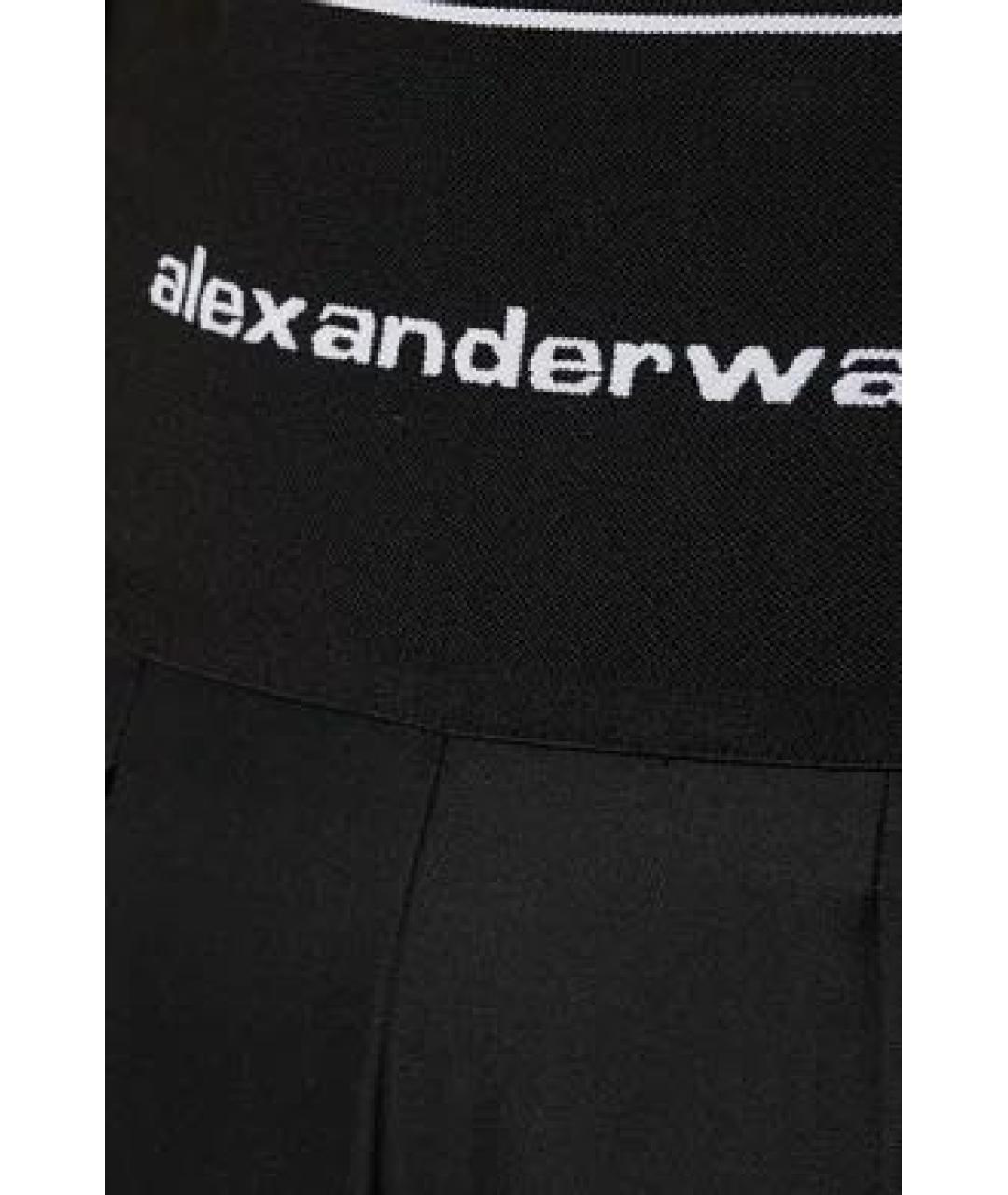 ALEXANDER WANG Черные прямые брюки, фото 3