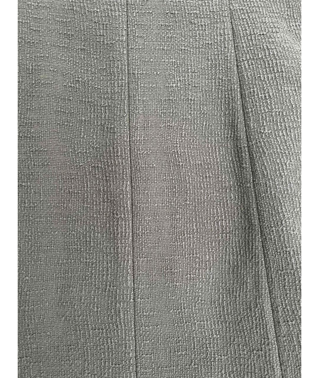 CHANEL Черная твидовая юбка миди, фото 4