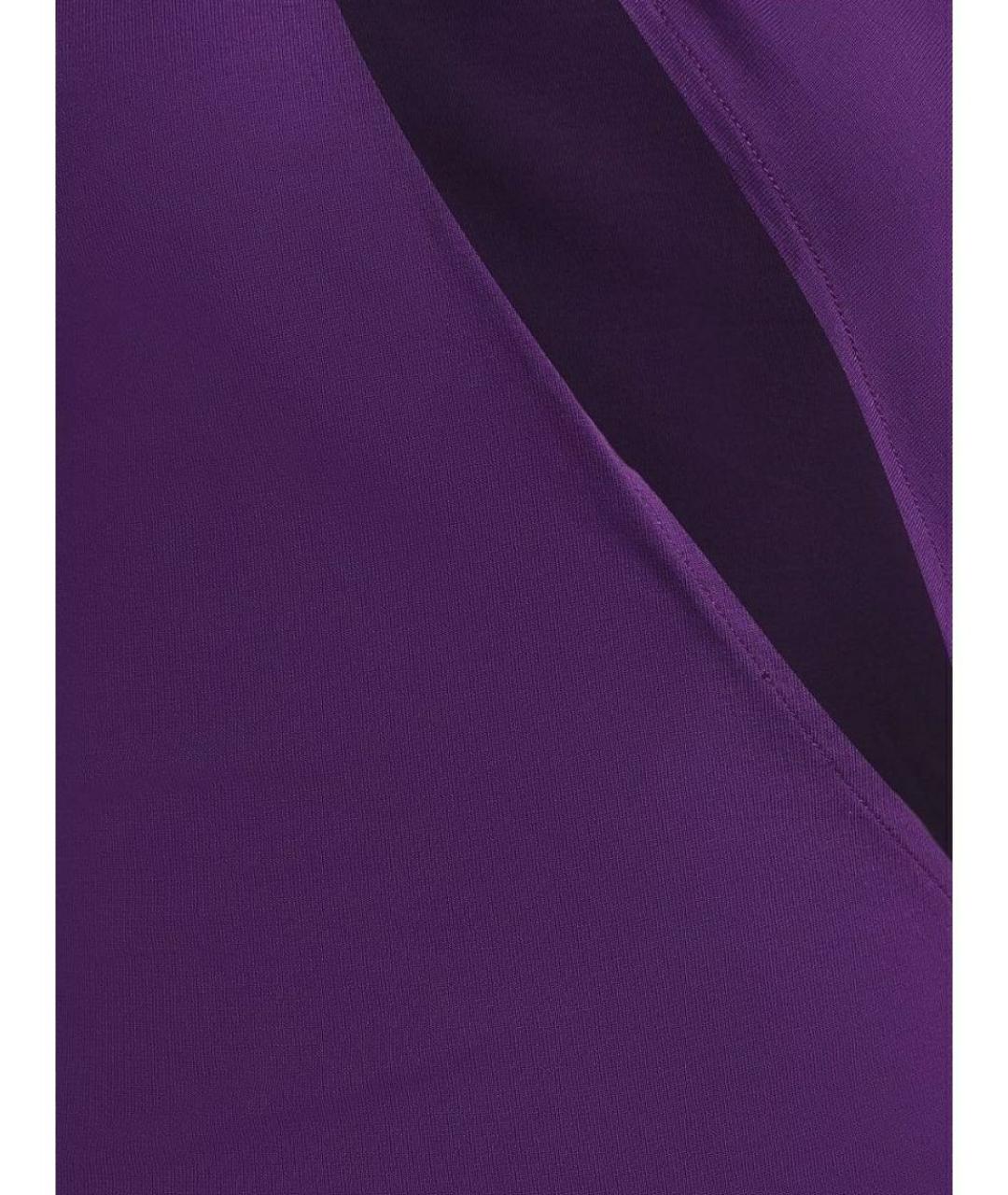 JACQUEMUS Фиолетовая хлопковая футболка, фото 3