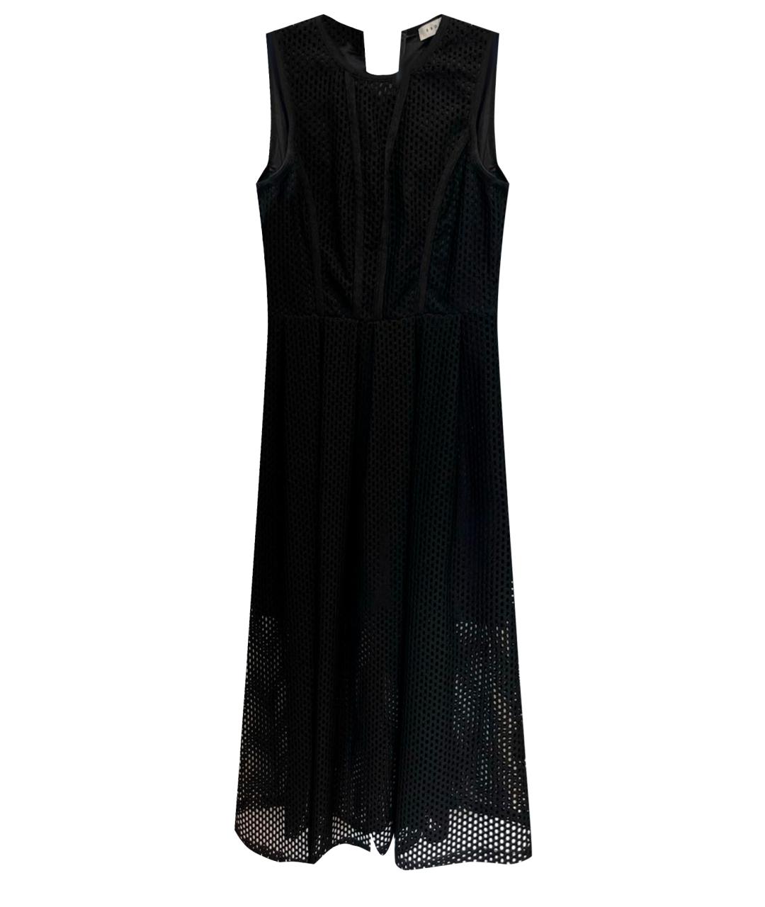 SANDRO Черное хлопковое повседневное платье, фото 1