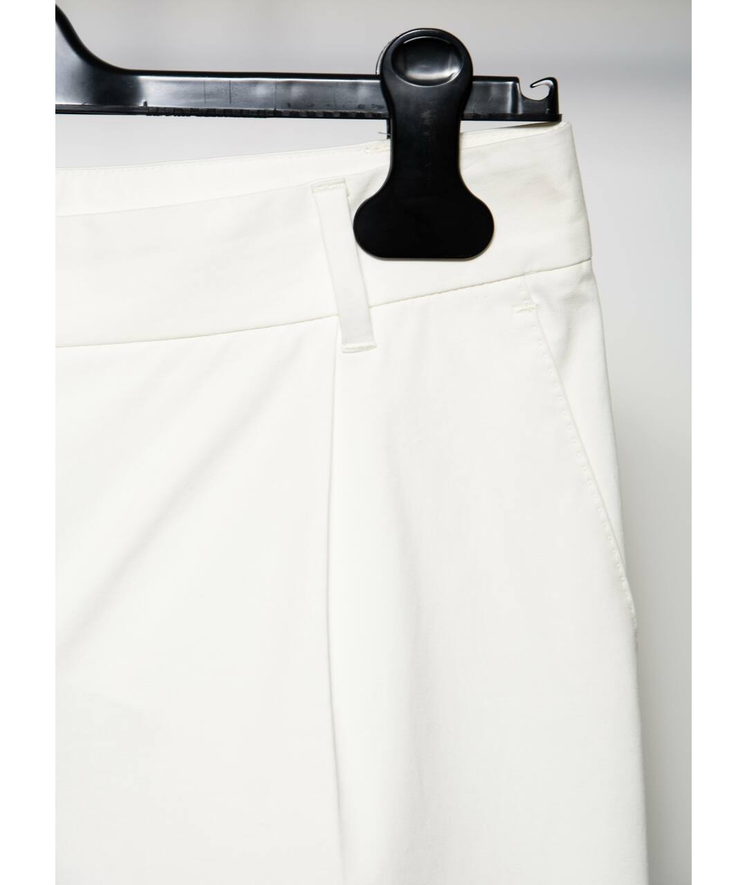 DOLCE&GABBANA Белые хлопковые прямые брюки, фото 4