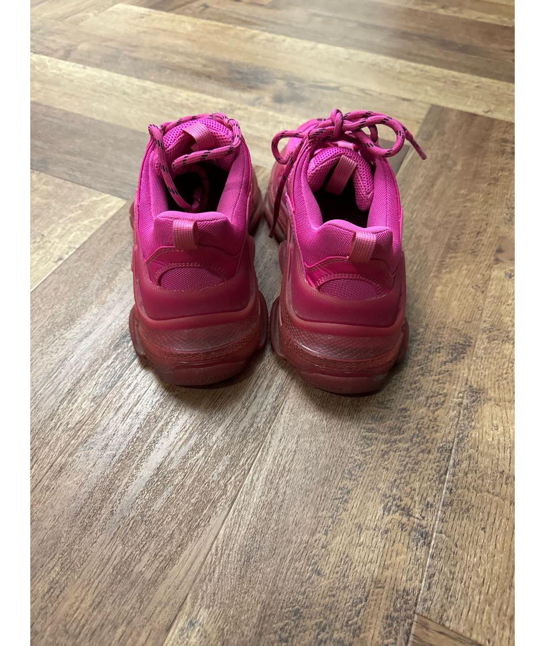 BALENCIAGA Розовые кроссовки, фото 4