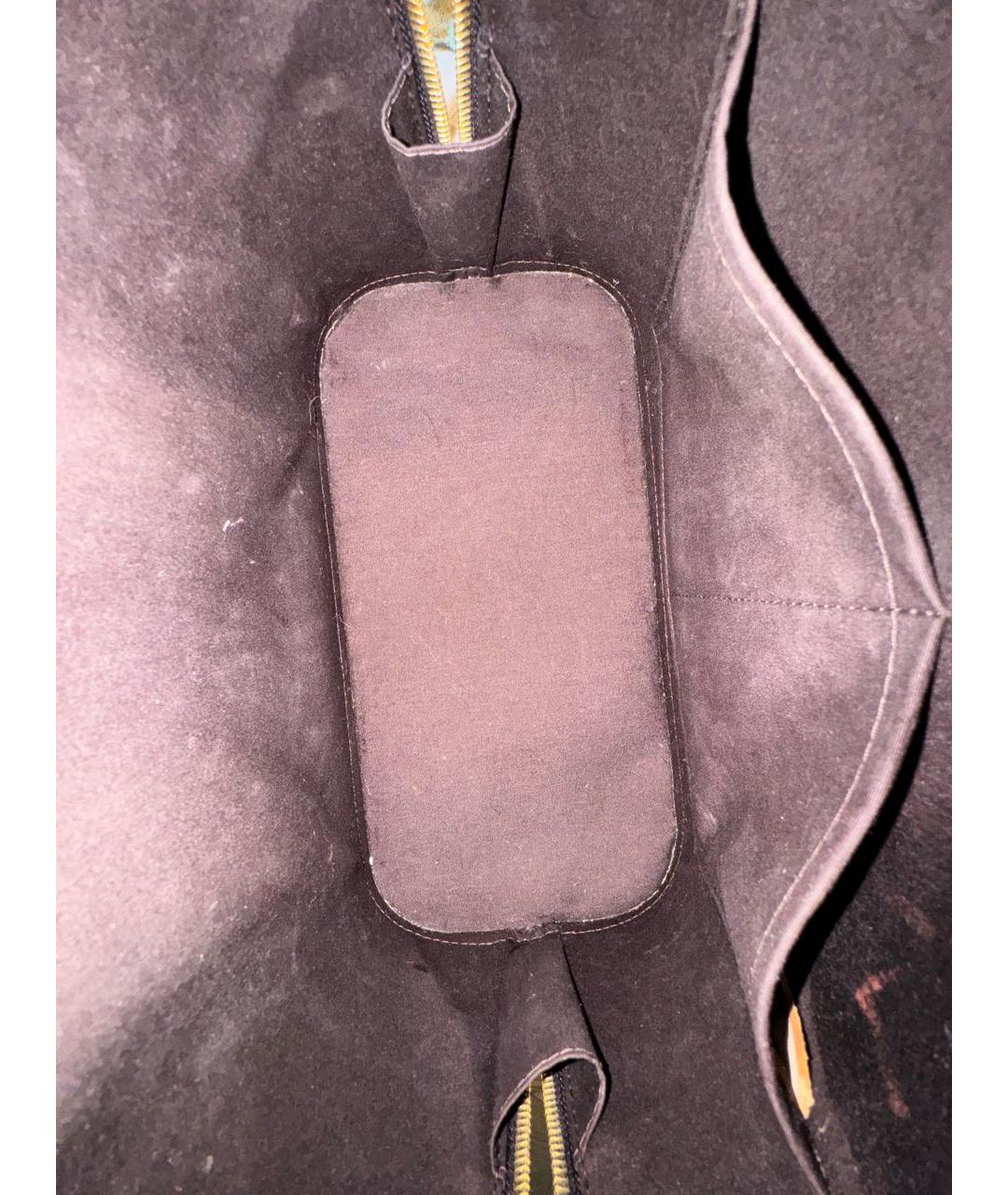 LOUIS VUITTON PRE-OWNED Бордовая сумка тоут из лакированной кожи, фото 5