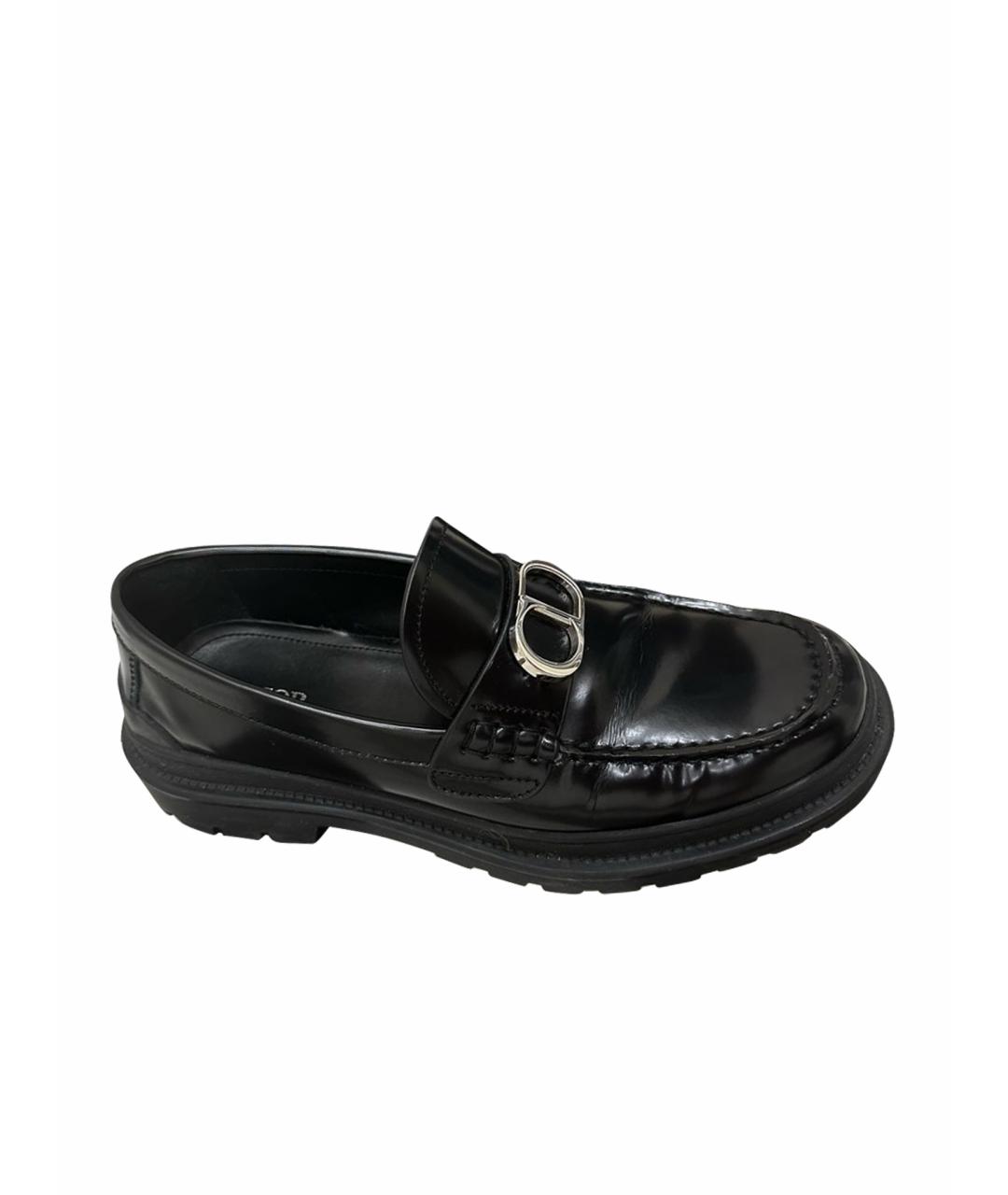 CHRISTIAN DIOR PRE-OWNED Черные кожаные туфли, фото 1