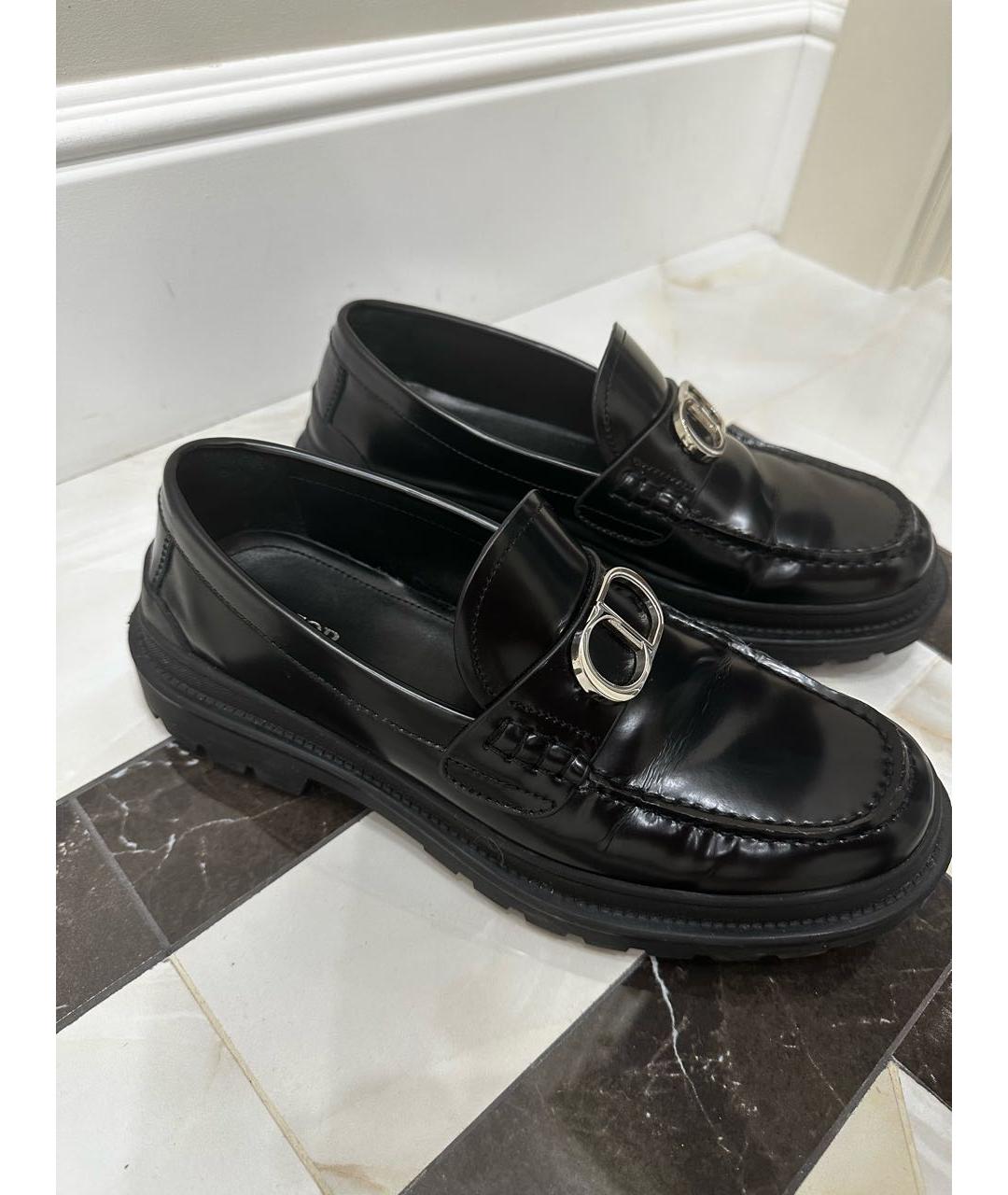 CHRISTIAN DIOR PRE-OWNED Черные кожаные туфли, фото 7