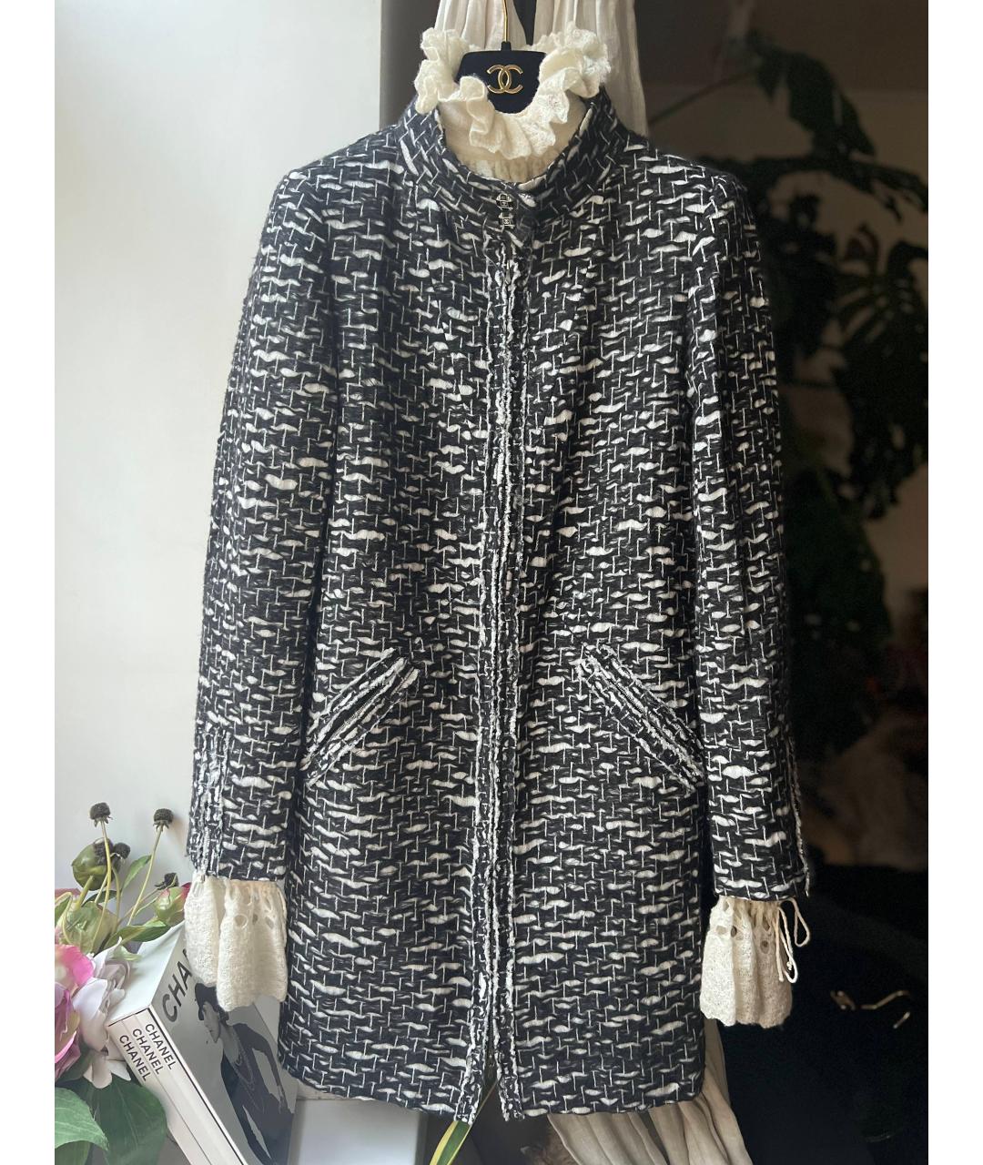 CHANEL Шерстяной жакет/пиджак, фото 5