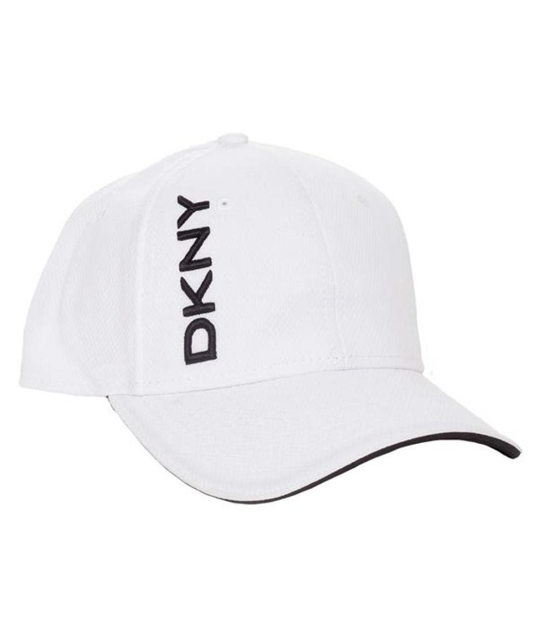DKNY Белая синтетическая кепка, фото 1